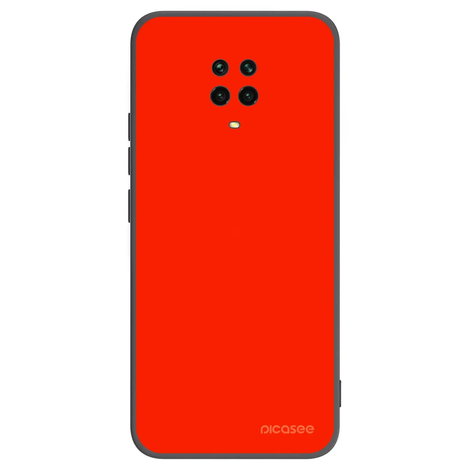 Silikonový černý obal pro Xiaomi Redmi Note 9 Pro - Maranello Red