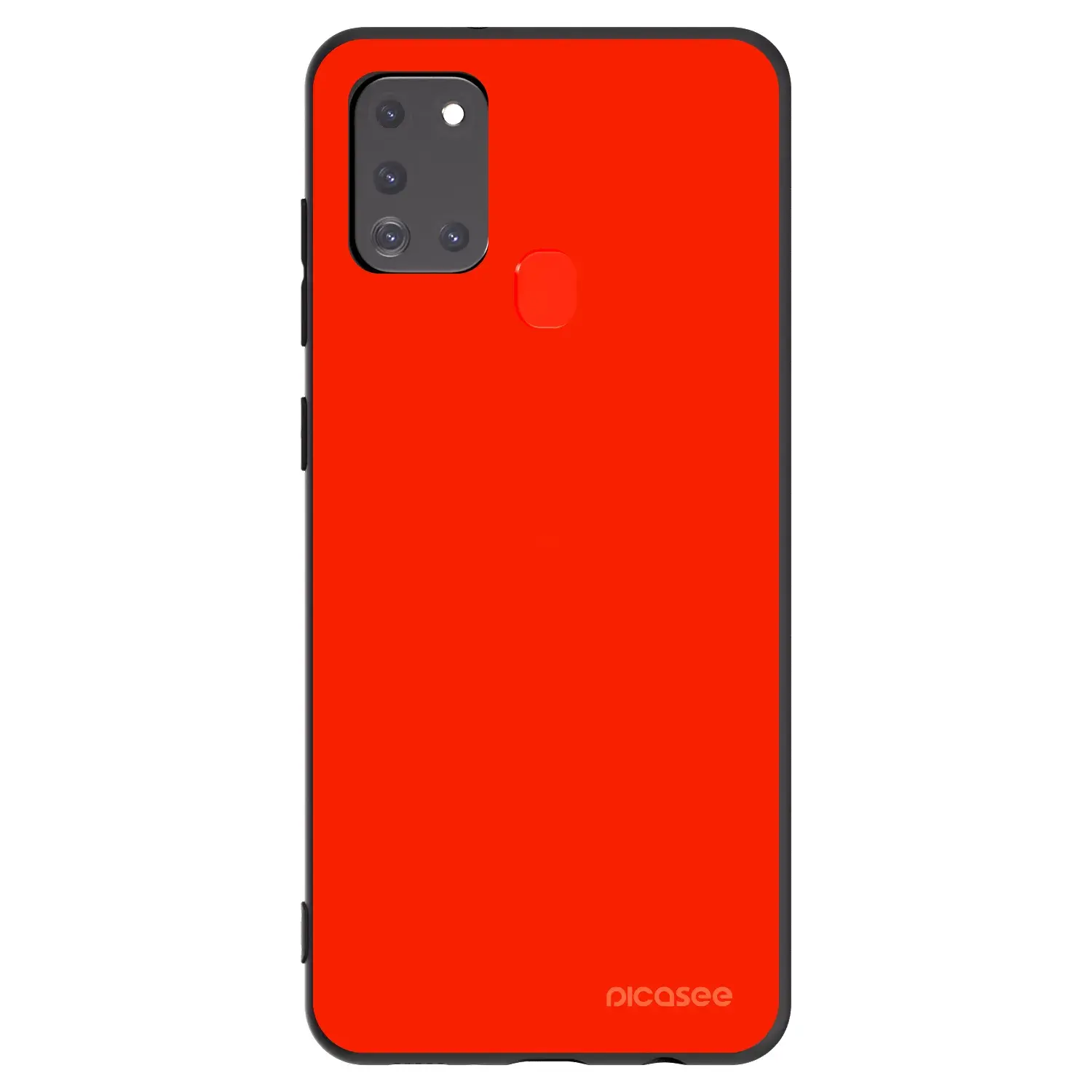 Silikonový černý obal pro Samsung Galaxy A21s - Maranello Red