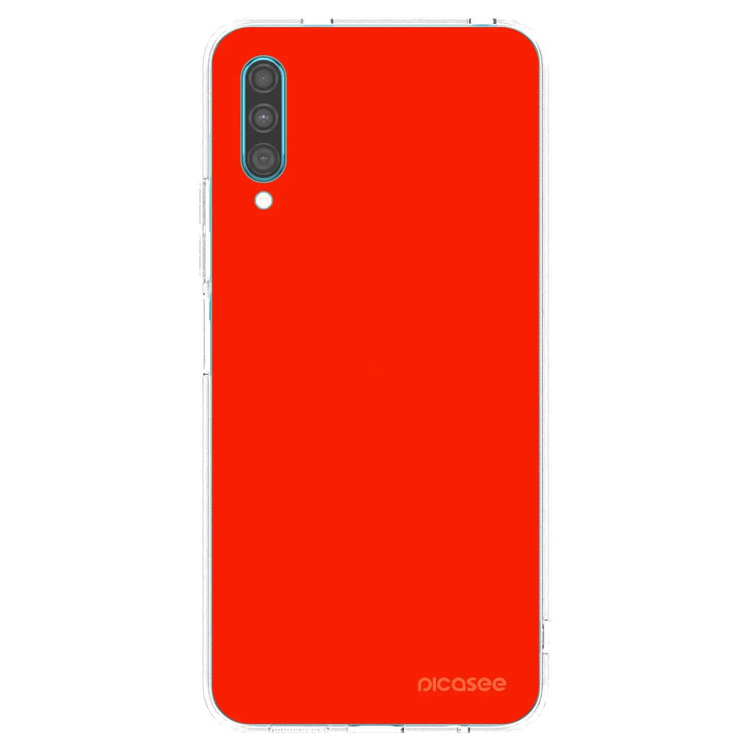 Silikonový průhledný obal pro Samsung Galaxy A30s A307F - Maranello Red