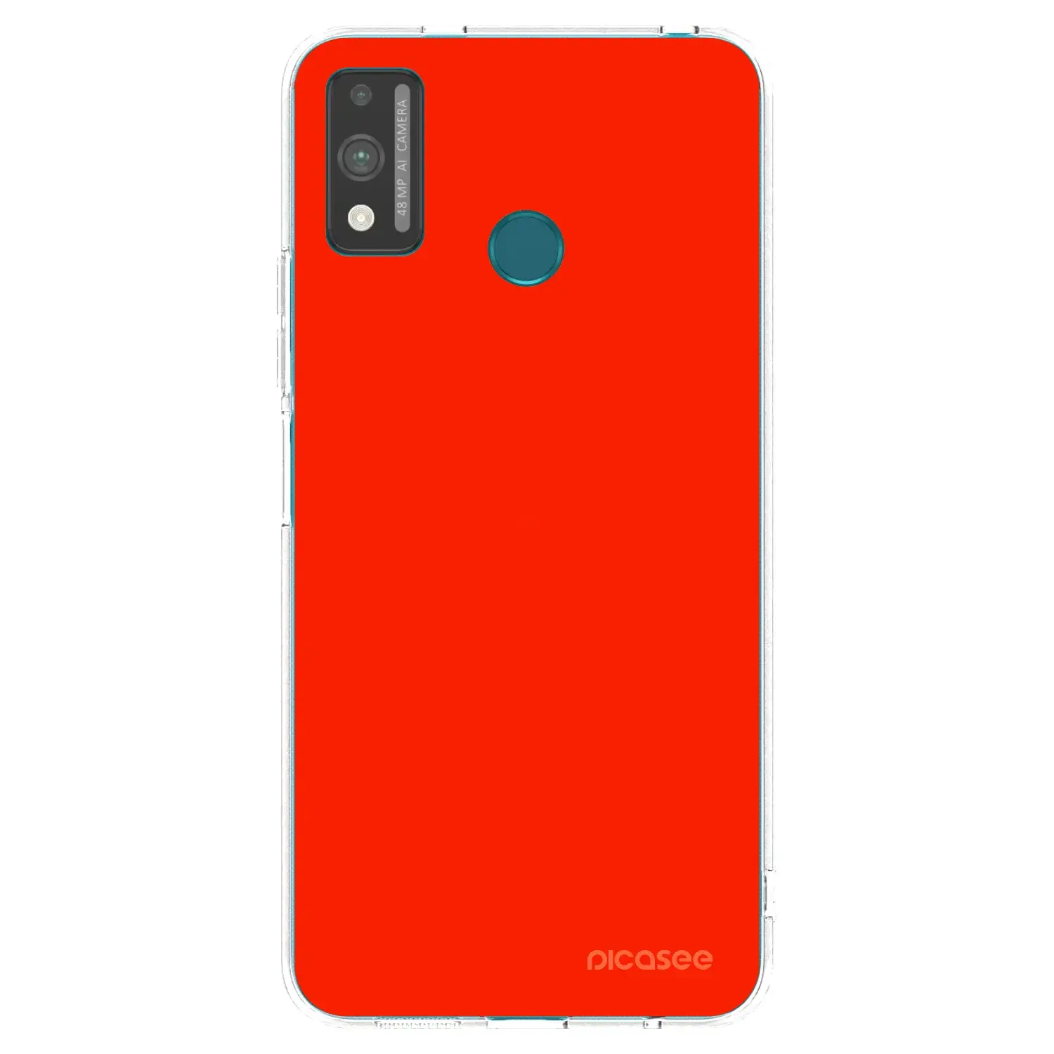 Silikonový průhledný obal pro Honor 9X Lite - Maranello Red