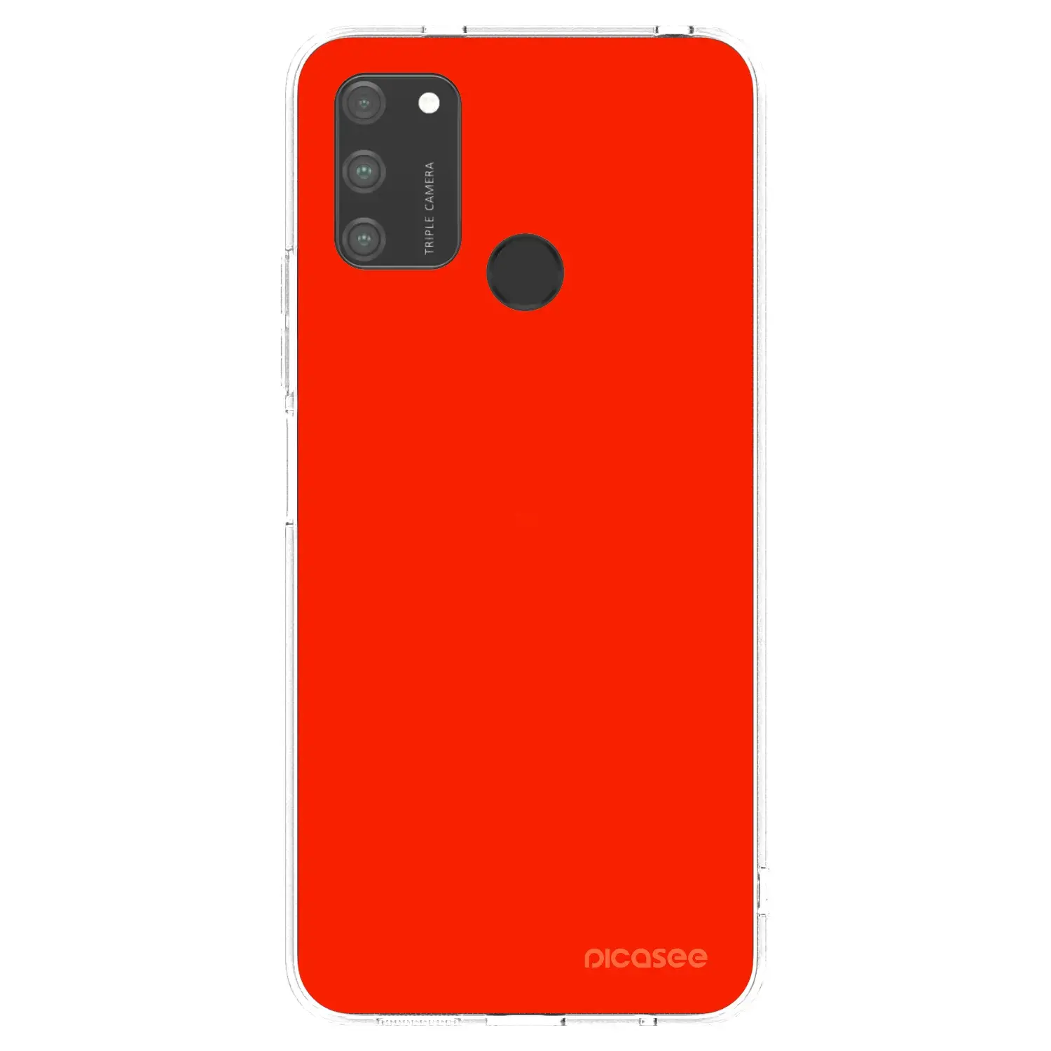 Silikonový průhledný obal pro Honor 9A - Maranello Red