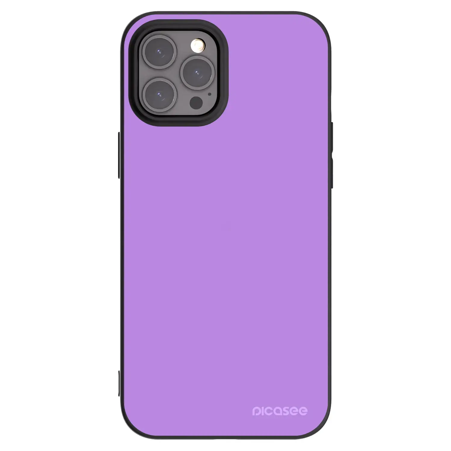 Silikonový černý obal pro Apple iPhone 12 Pro Max - Mystic Melody