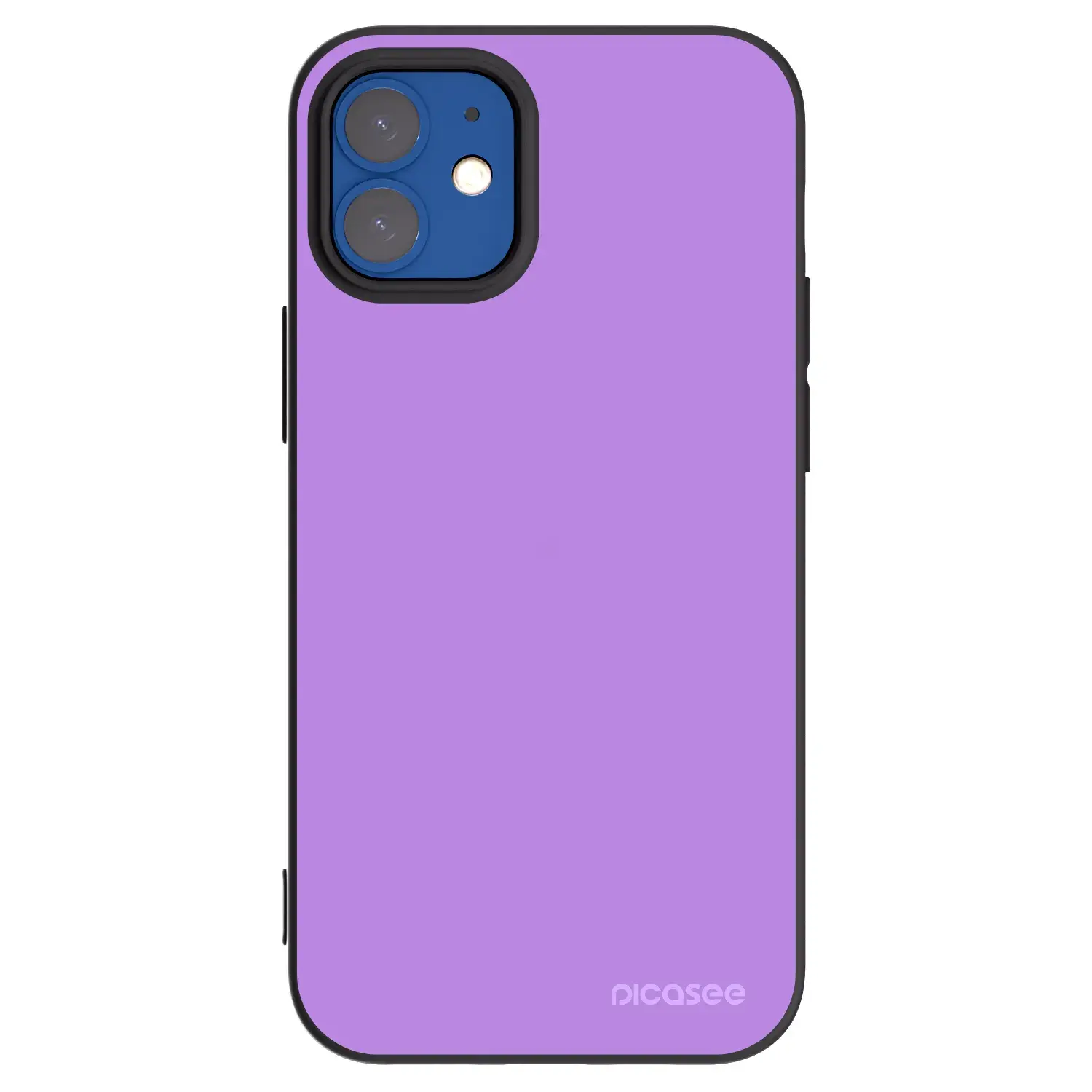 Silikonový černý obal pro Apple iPhone 12 mini - Mystic Melody