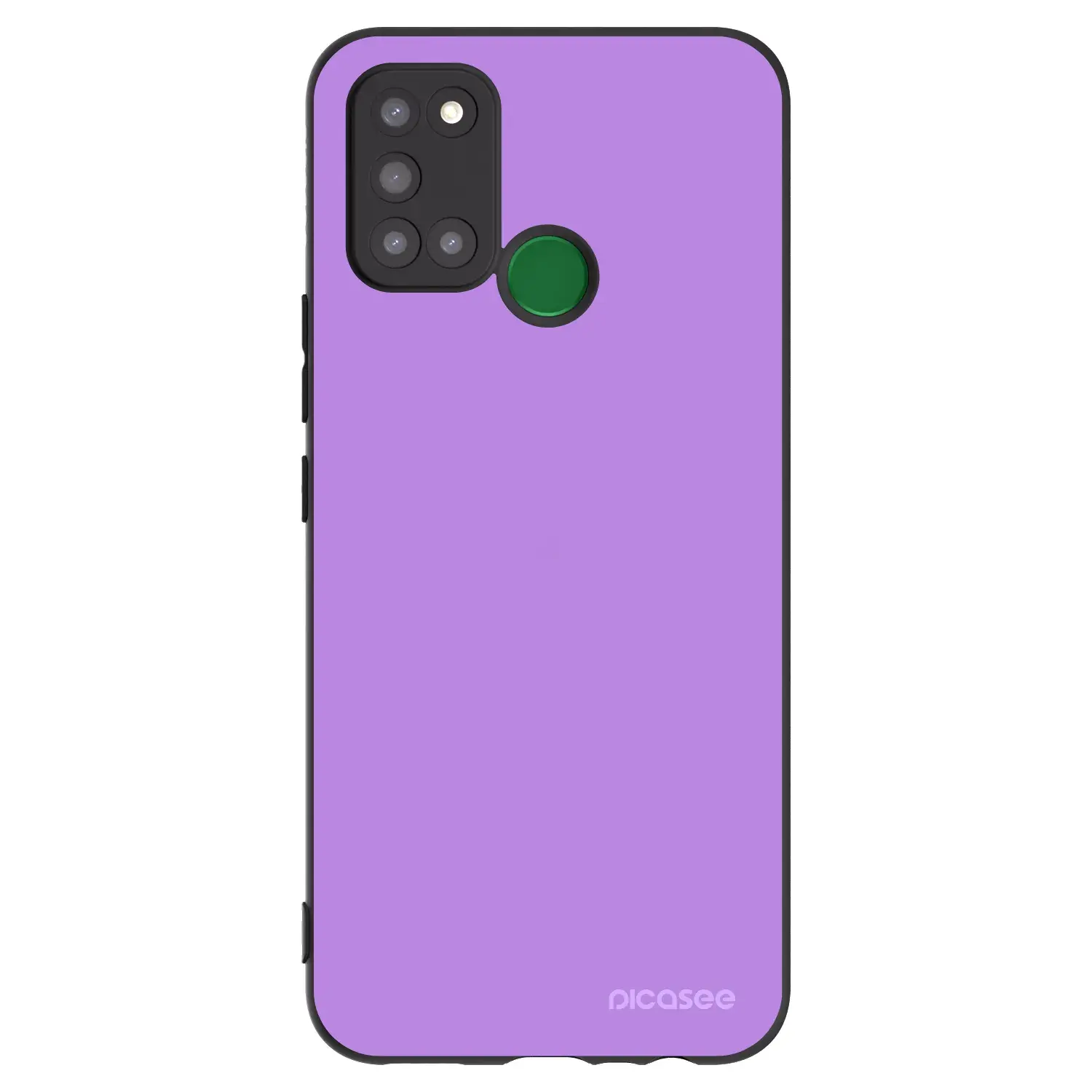 Silikonový černý obal pro Realme 7i - Mystic Melody