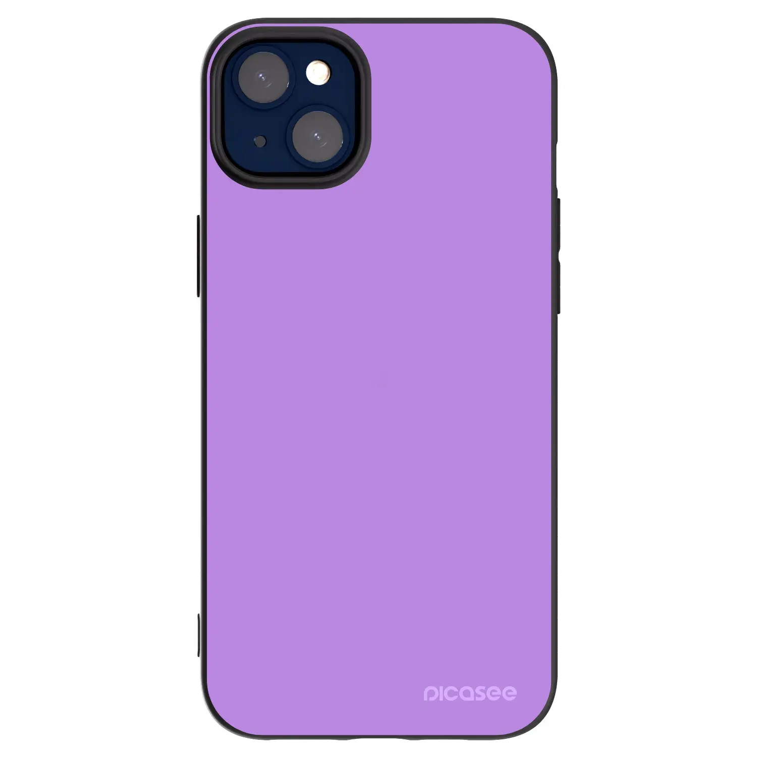Silikonový černý obal pro Apple iPhone 14 Plus - Mystic Melody
