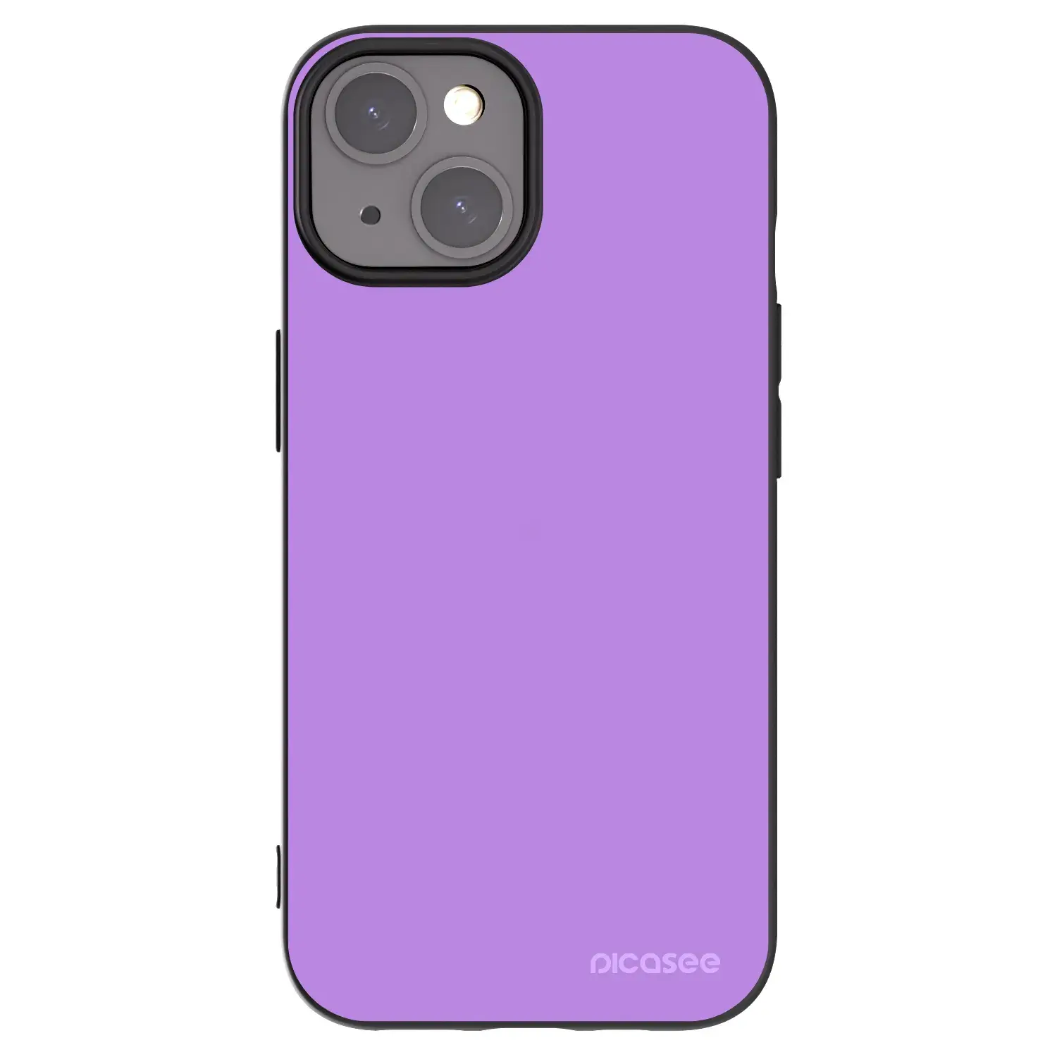 Silikonový černý obal pro Apple iPhone 15 - Mystic Melody