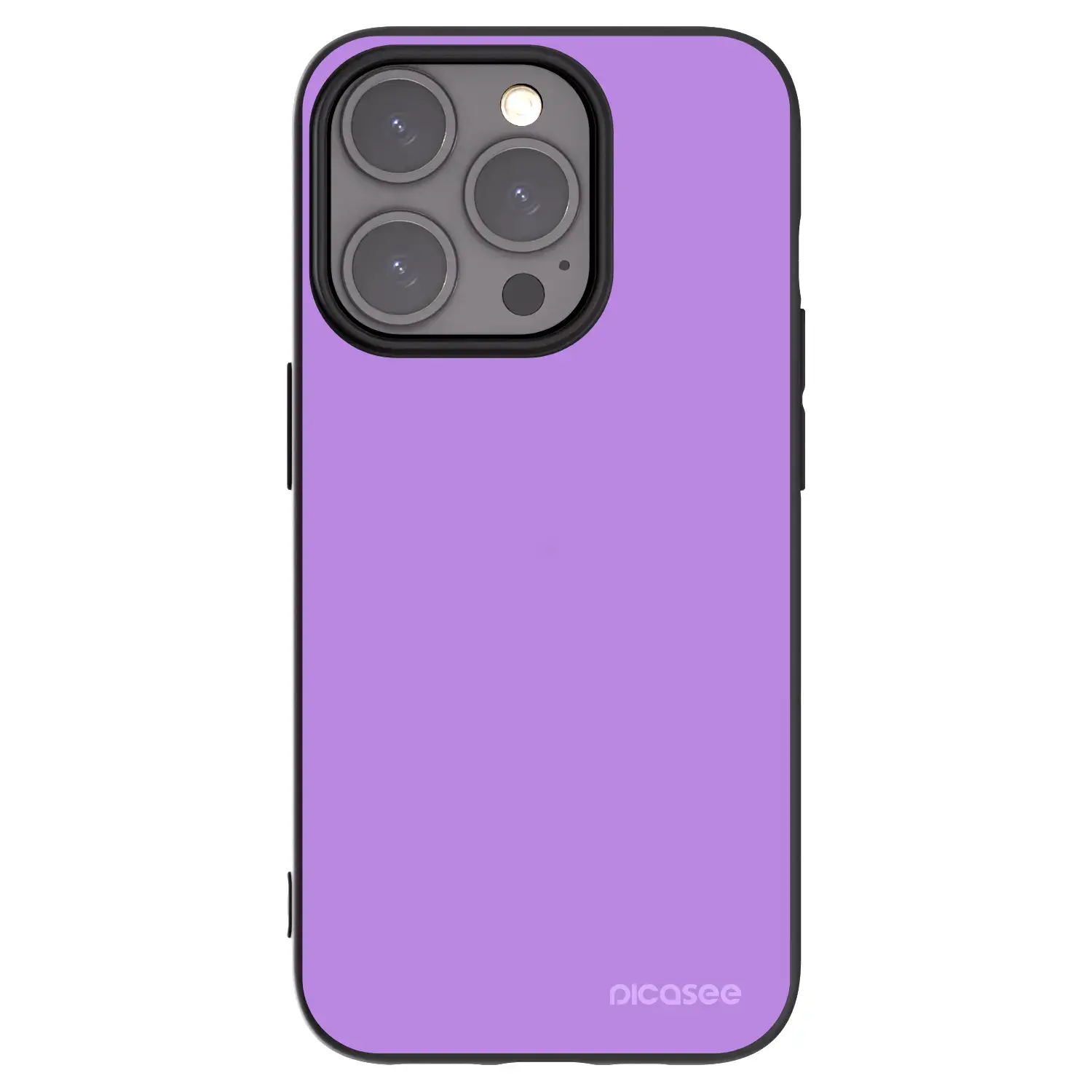 Silikonový černý obal pro Apple iPhone 15 Pro - Mystic Melody