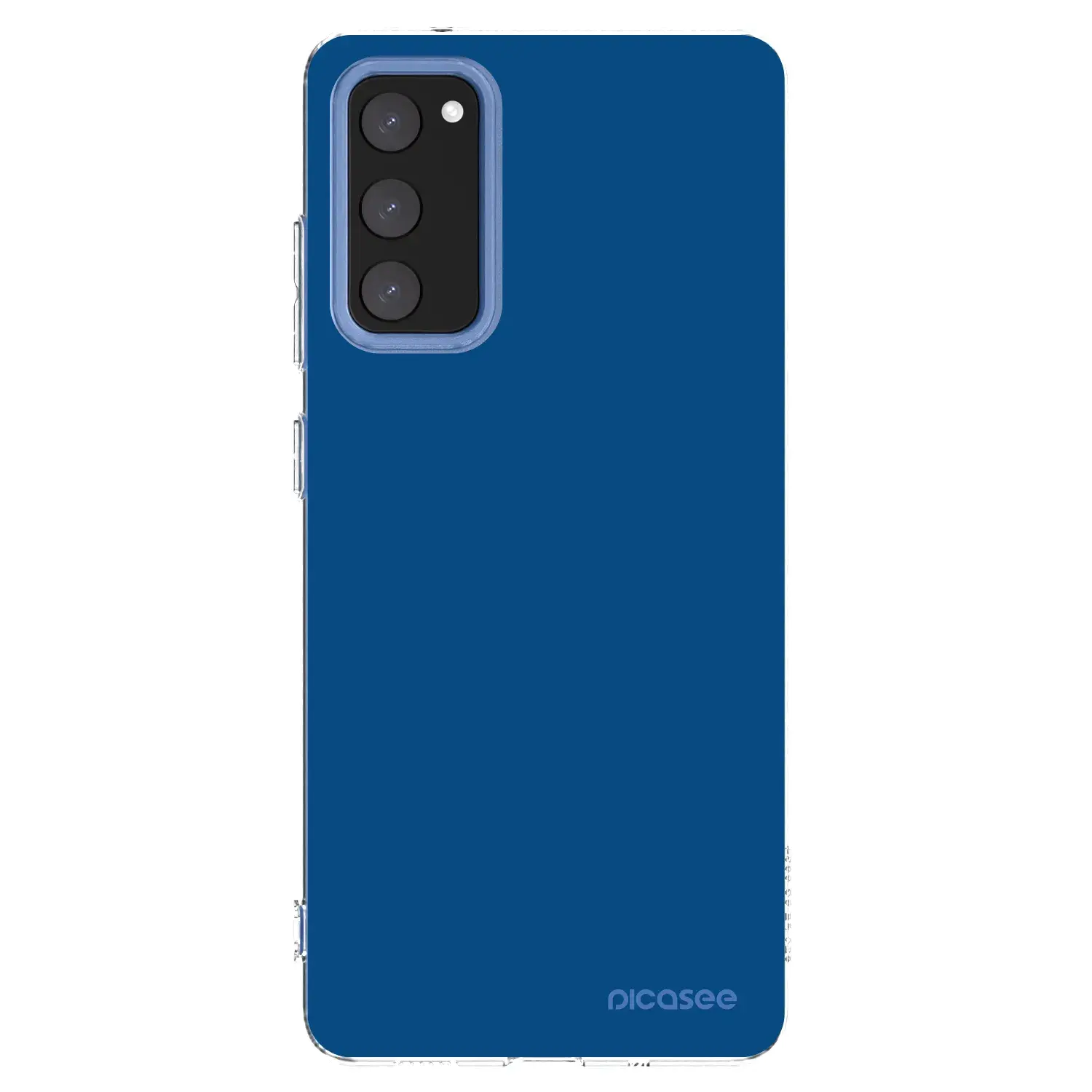 Silikonový průhledný obal pro Samsung Galaxy S20 FE - Navy Blue
