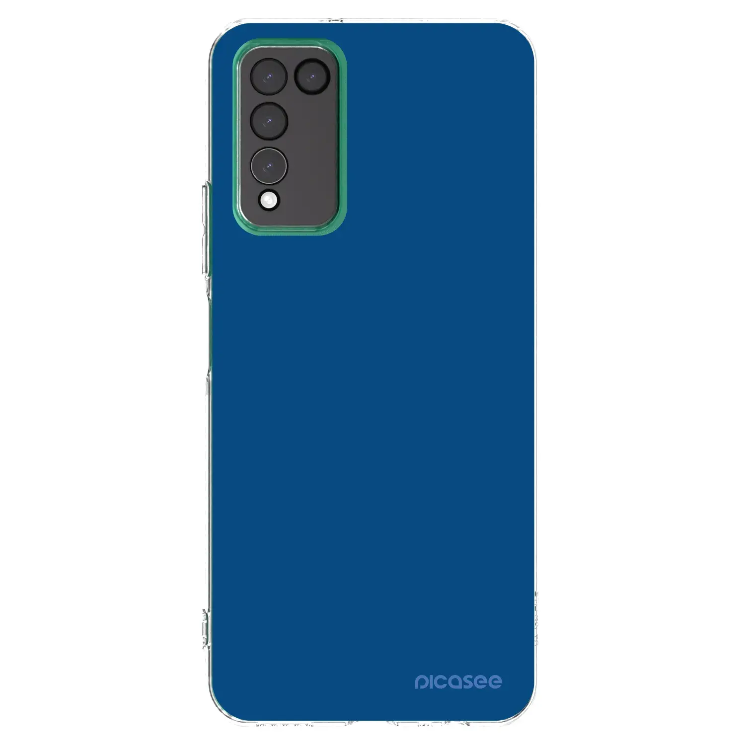 Silikonový průhledný obal pro Honor 10X Lite - Navy Blue