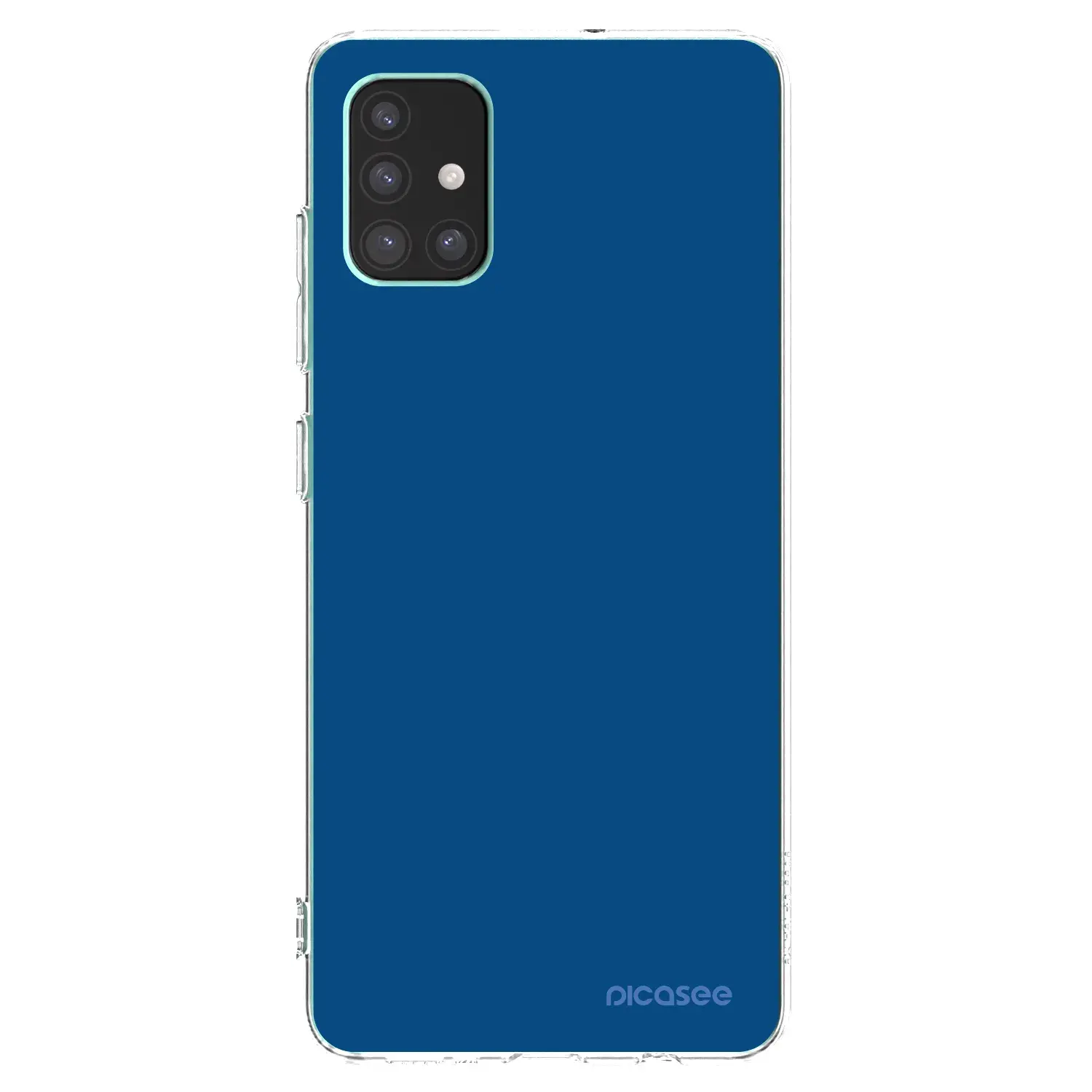 Silikonový průhledný obal pro Samsung Galaxy M51 M515F - Navy Blue