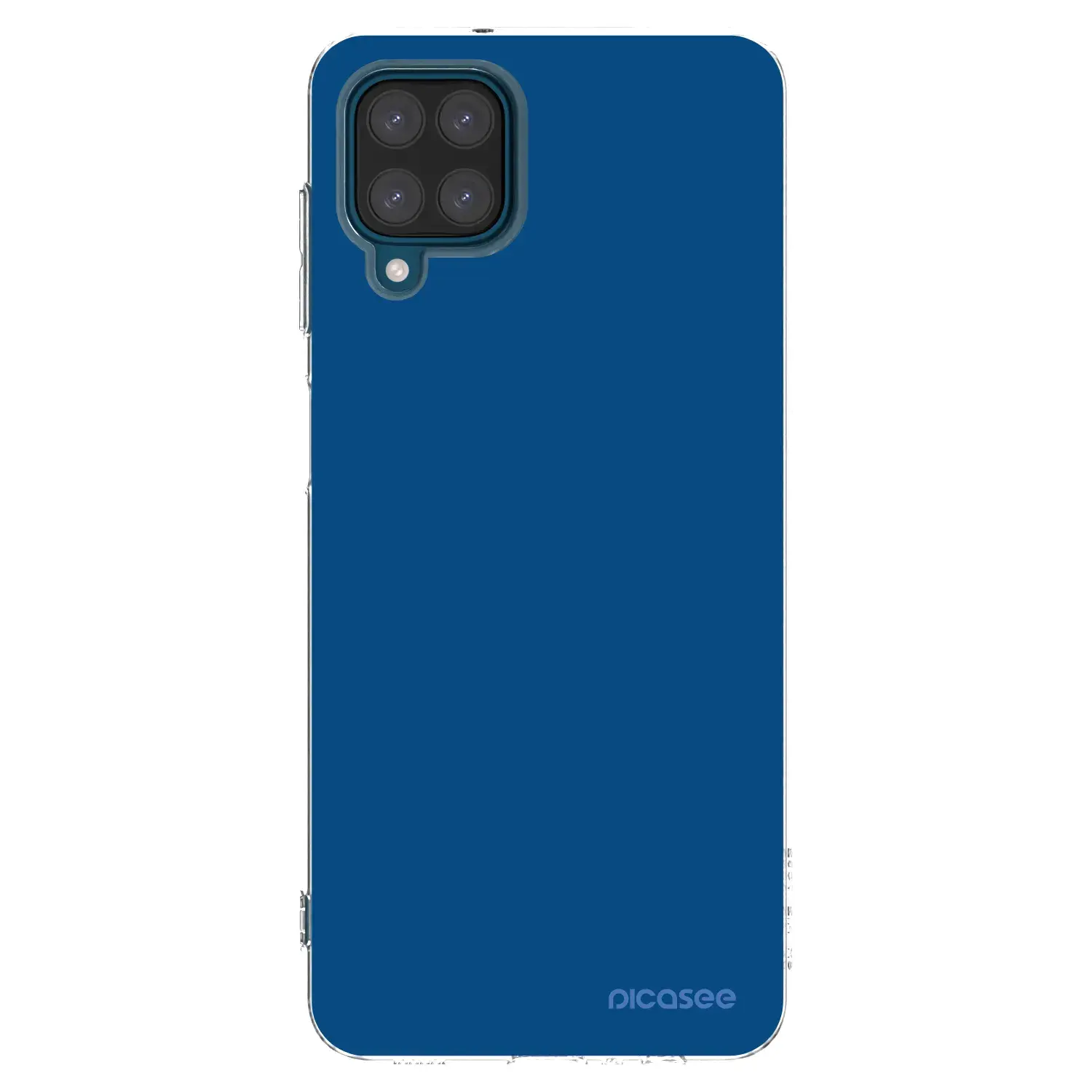 Silikonový průhledný obal pro Samsung Galaxy A12 A125F - Navy Blue