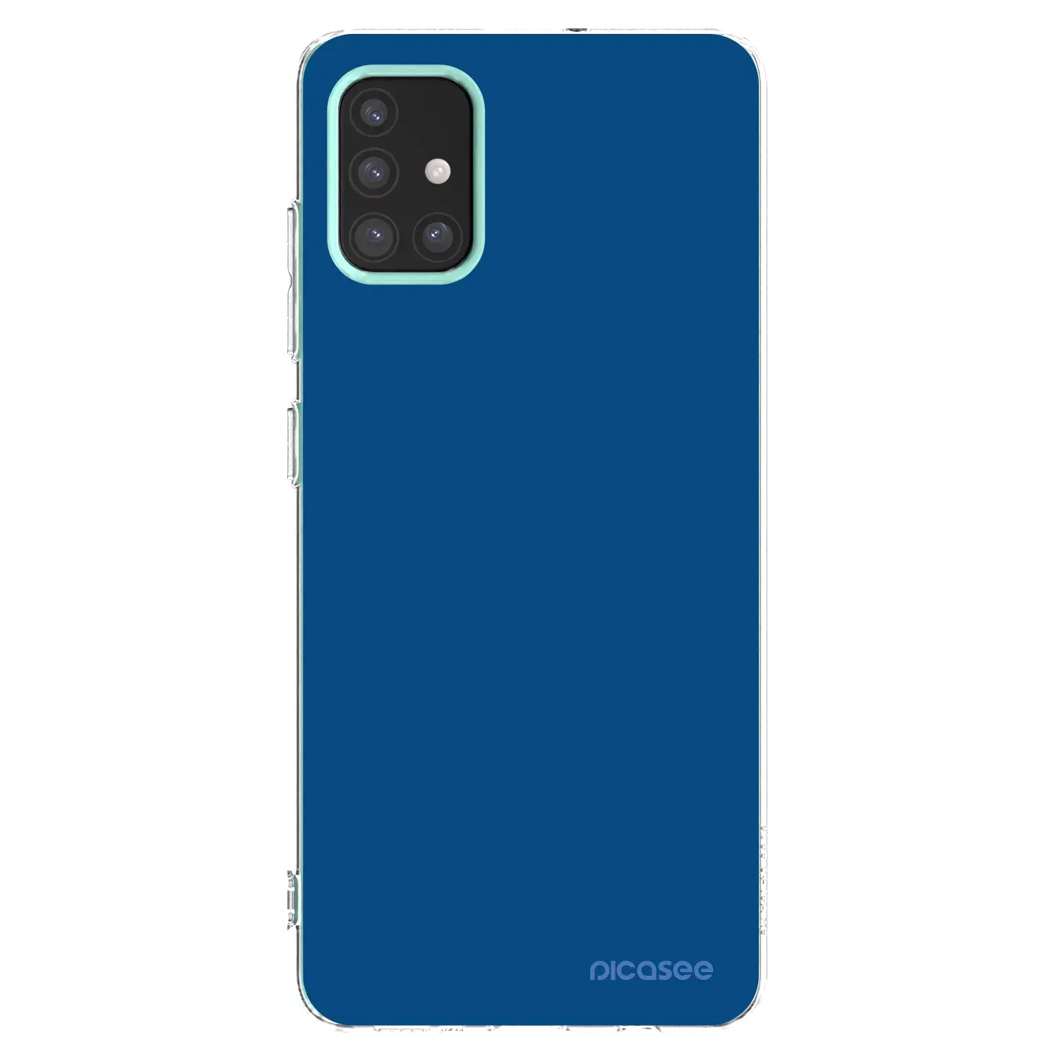 Silikonový průhledný obal pro Samsung Galaxy M31s - Navy Blue