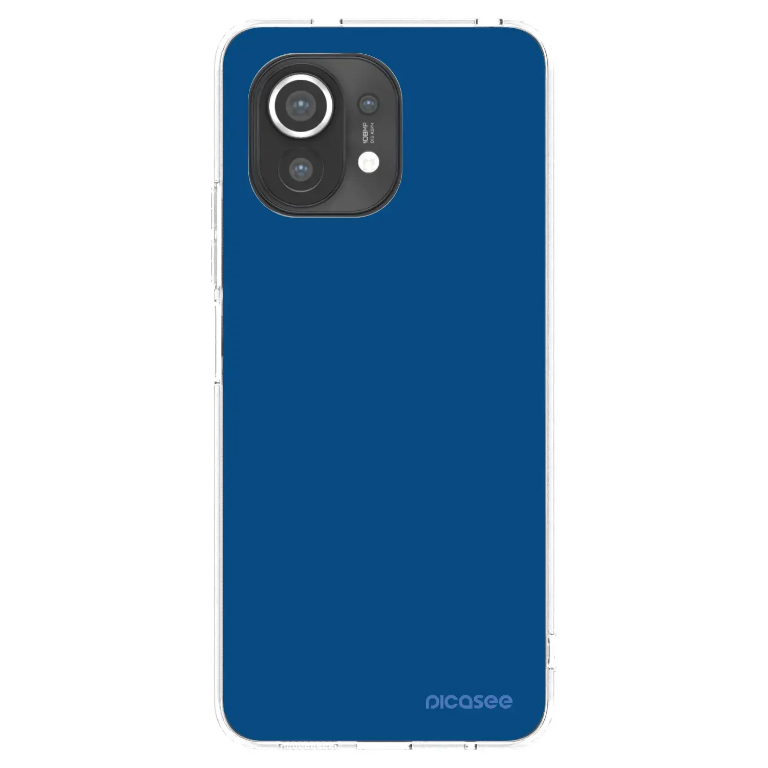 Silikonový průhledný obal pro Xiaomi Mi 11 - Navy Blue