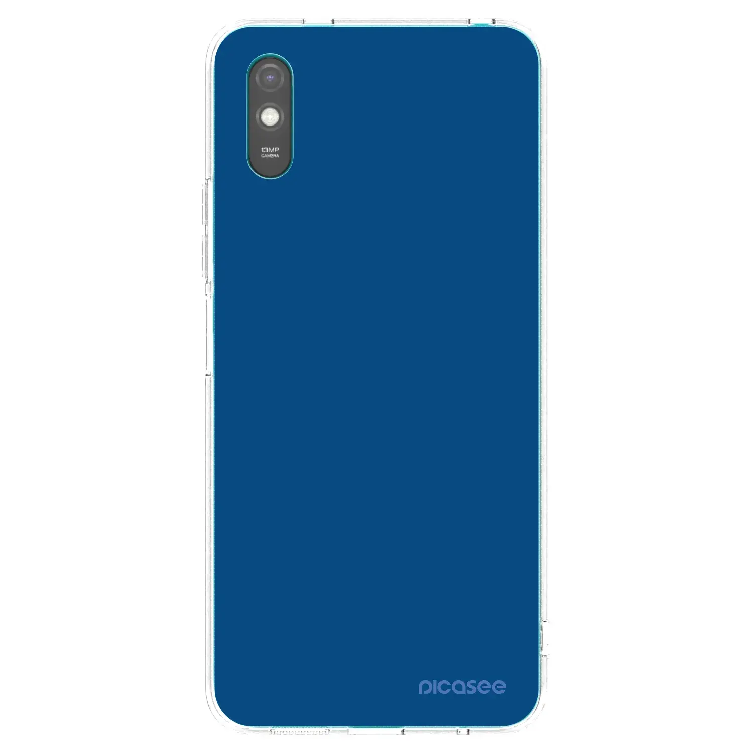Silikonový průhledný obal pro Xiaomi Redmi 9AT - Navy Blue