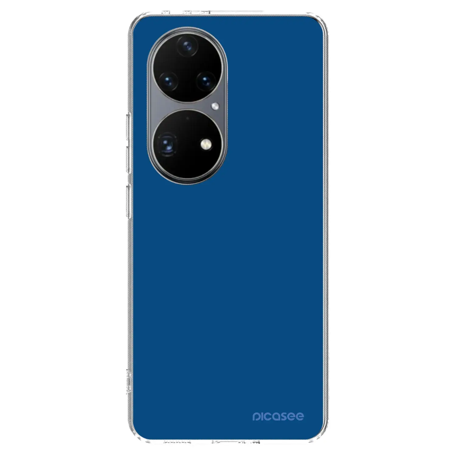Silikonový průhledný obal pro Huawei P50 - Navy Blue