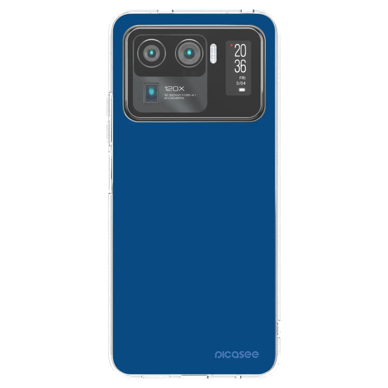 Silikonový průhledný obal pro Xiaomi Mi 11 Ultra - Navy Blue
