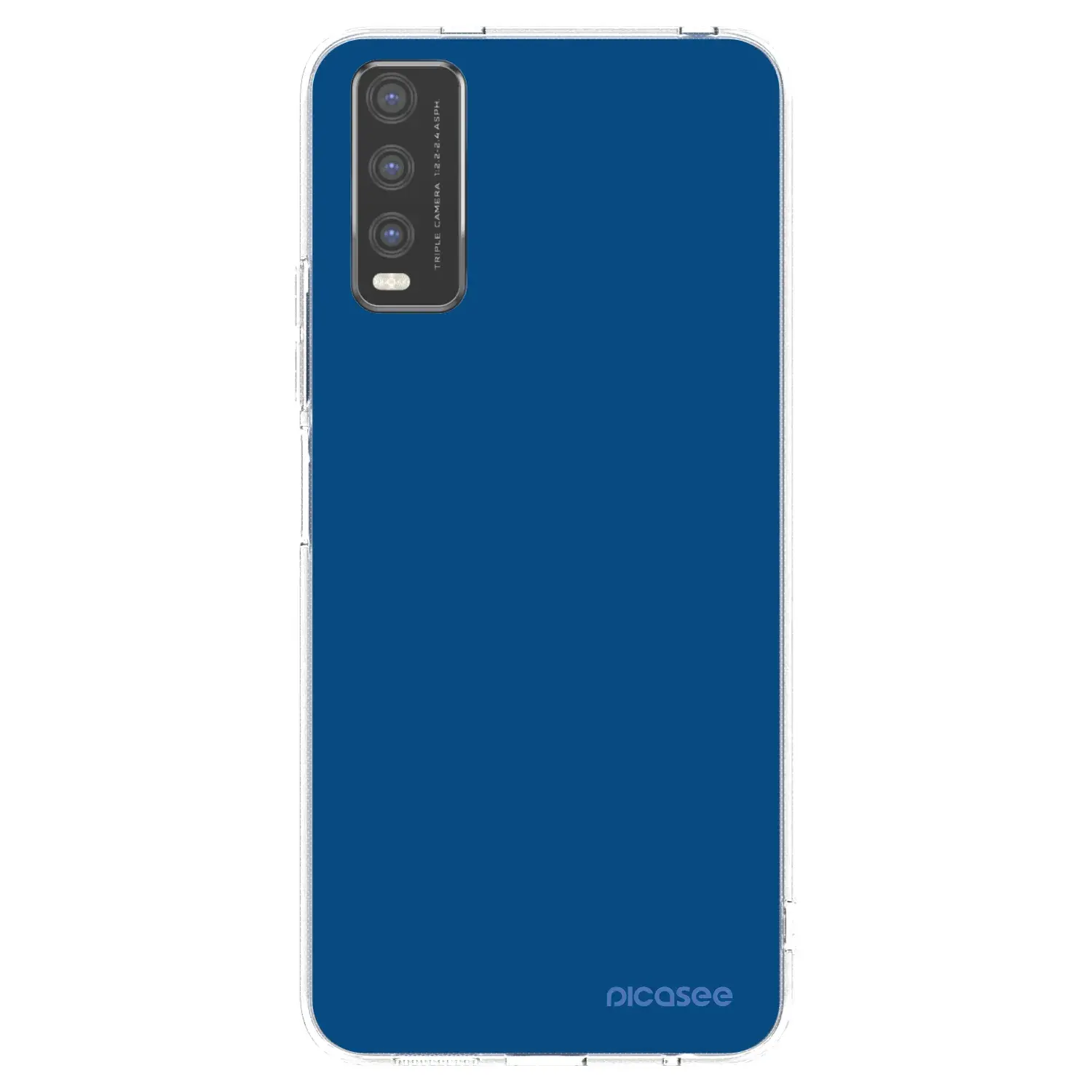 Silikonový průhledný obal pro Vivo Y20s - Navy Blue