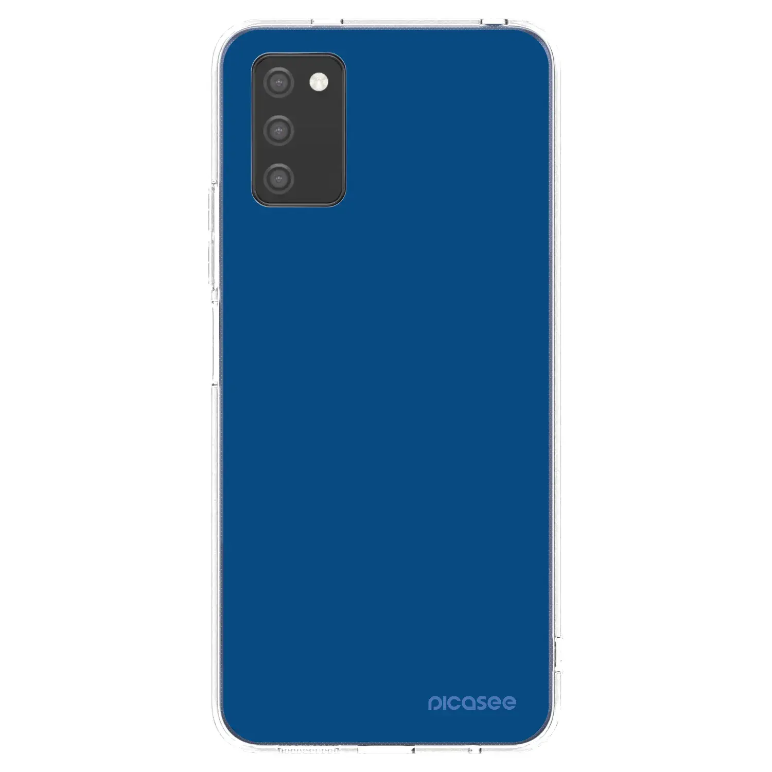 Silikonový průhledný obal pro Samsung Galaxy A03s A037G - Navy Blue