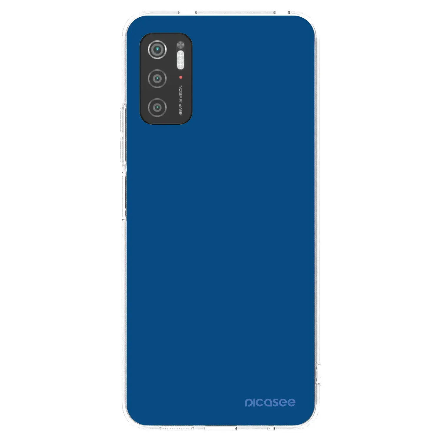 Silikonový průhledný obal pro Xiaomi Poco M3 Pro 5G - Navy Blue