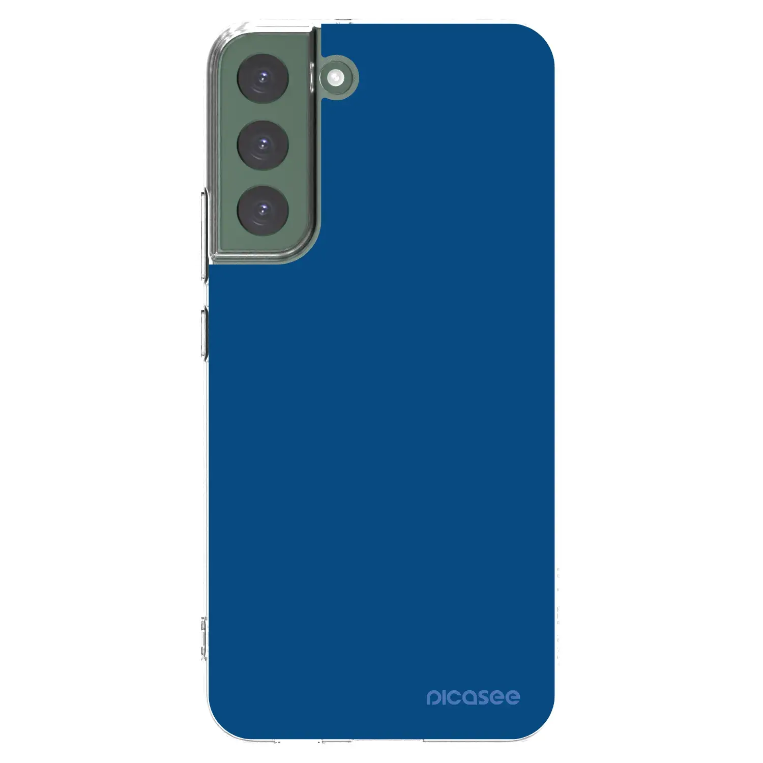 Silikonový průhledný obal pro Samsung Galaxy S22+ 5G - Navy Blue
