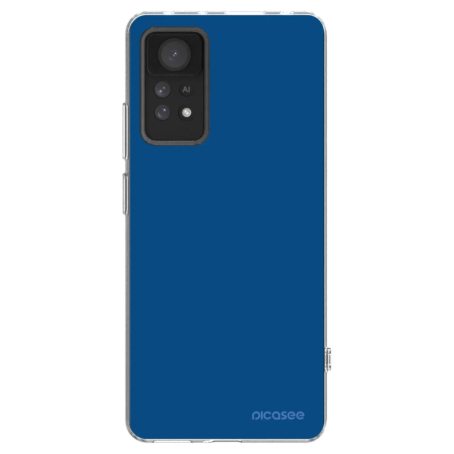 Silikonový průhledný obal pro Xiaomi Redmi Note 11 Pro - Navy Blue