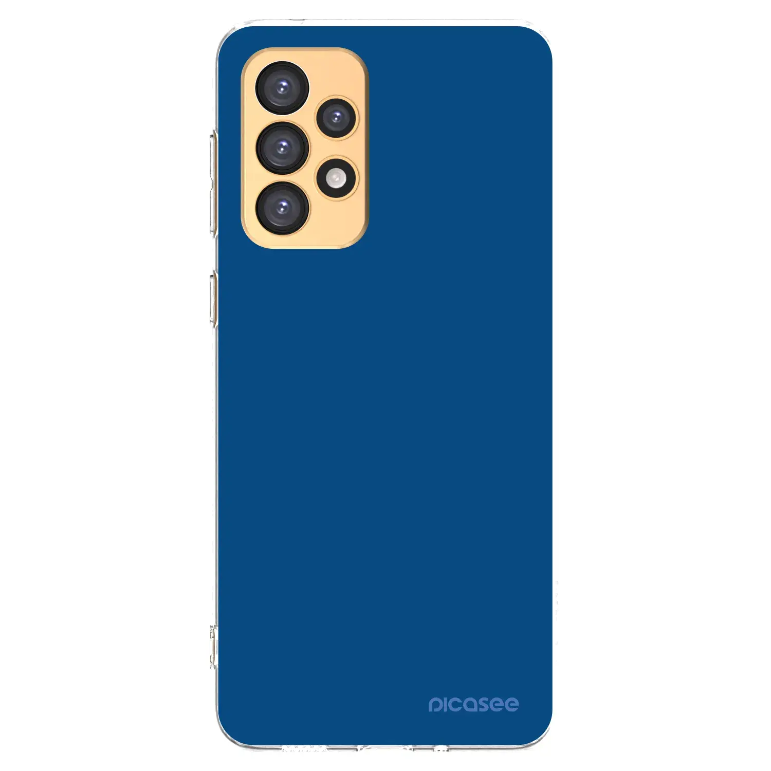 Silikonový průhledný obal pro Samsung Galaxy A33 5G A336 - Navy Blue
