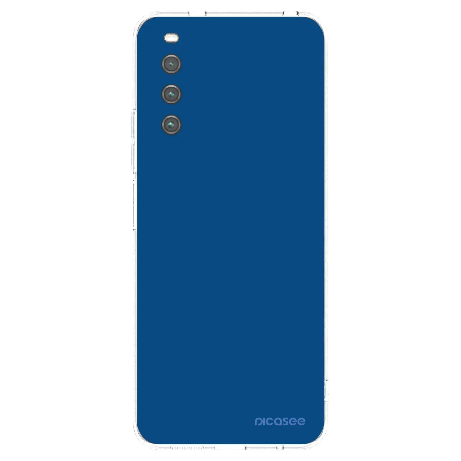 Silikonový průhledný obal pro Sony Xperia 10 IV 5G - Navy Blue