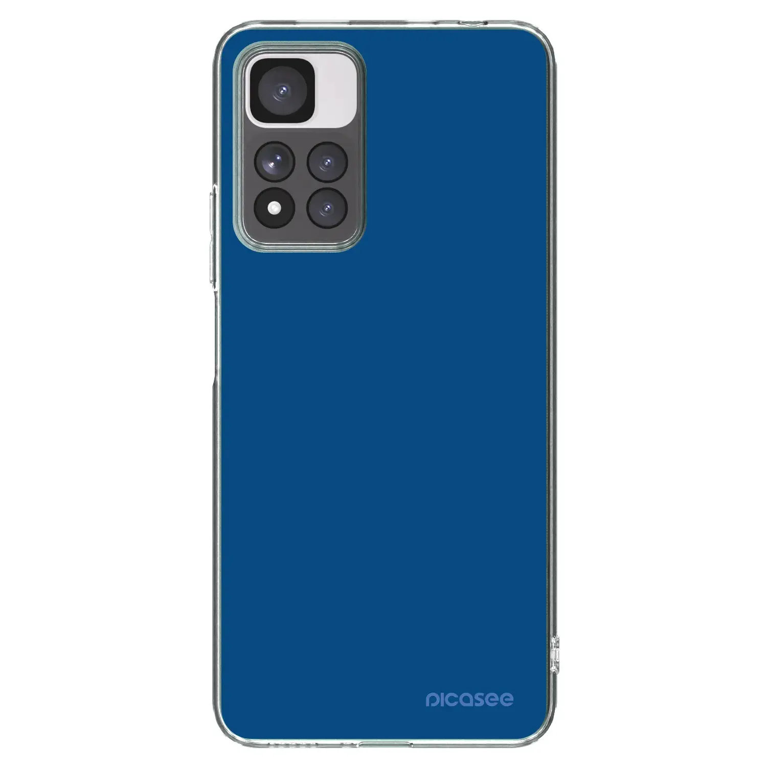 Silikonový průhledný obal pro Xiaomi Redmi Note 11 Pro+ 5G - Navy Blue