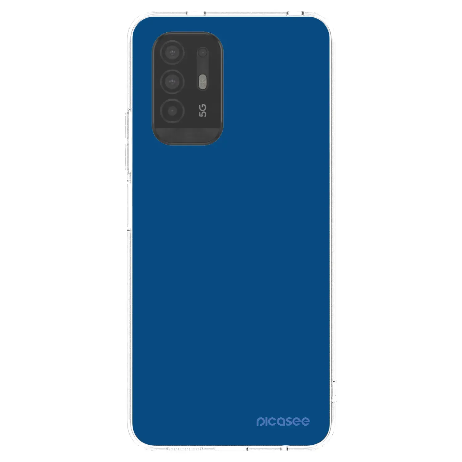 Silikonový průhledný obal pro OPPO A94 5G - Navy Blue