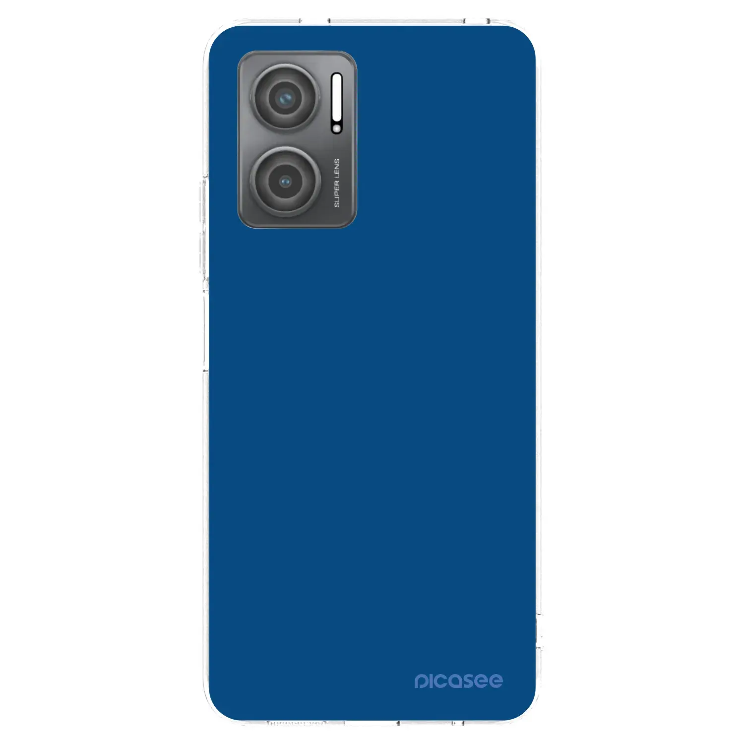 Silikonový průhledný obal pro Xiaomi Redmi 10 5G - Navy Blue