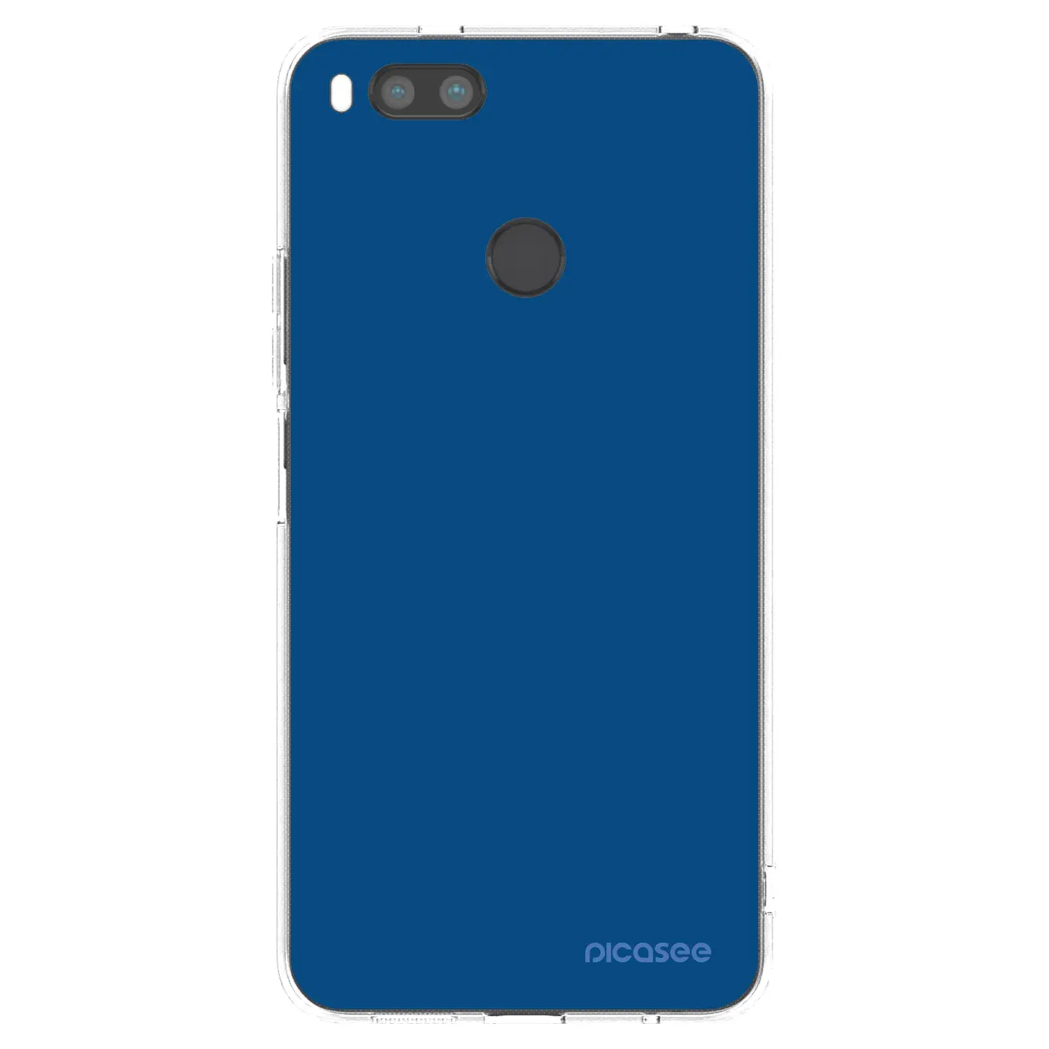 Silikonový průhledný obal pro Xiaomi Redmi A1 - Navy Blue