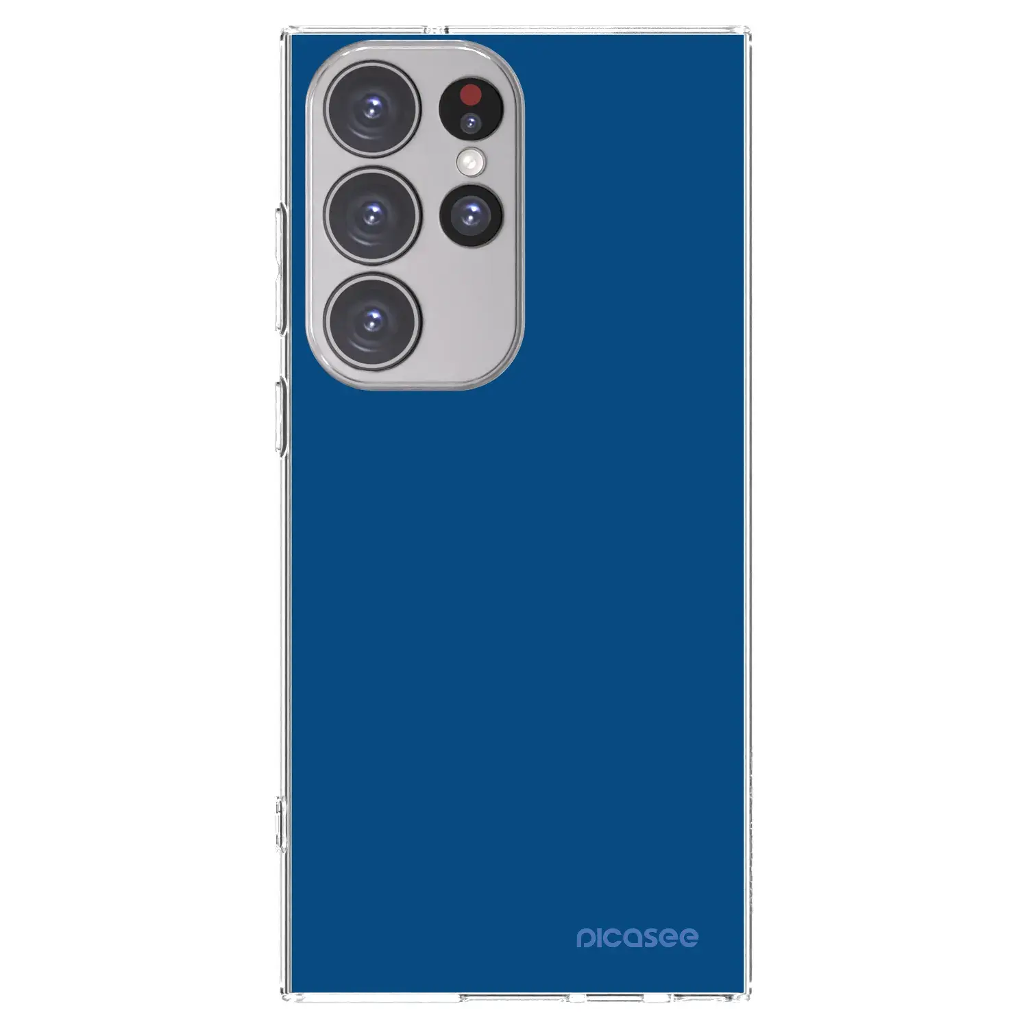 Silikonový průhledný obal pro Samsung Galaxy S23 Ultra 5G - Navy Blue