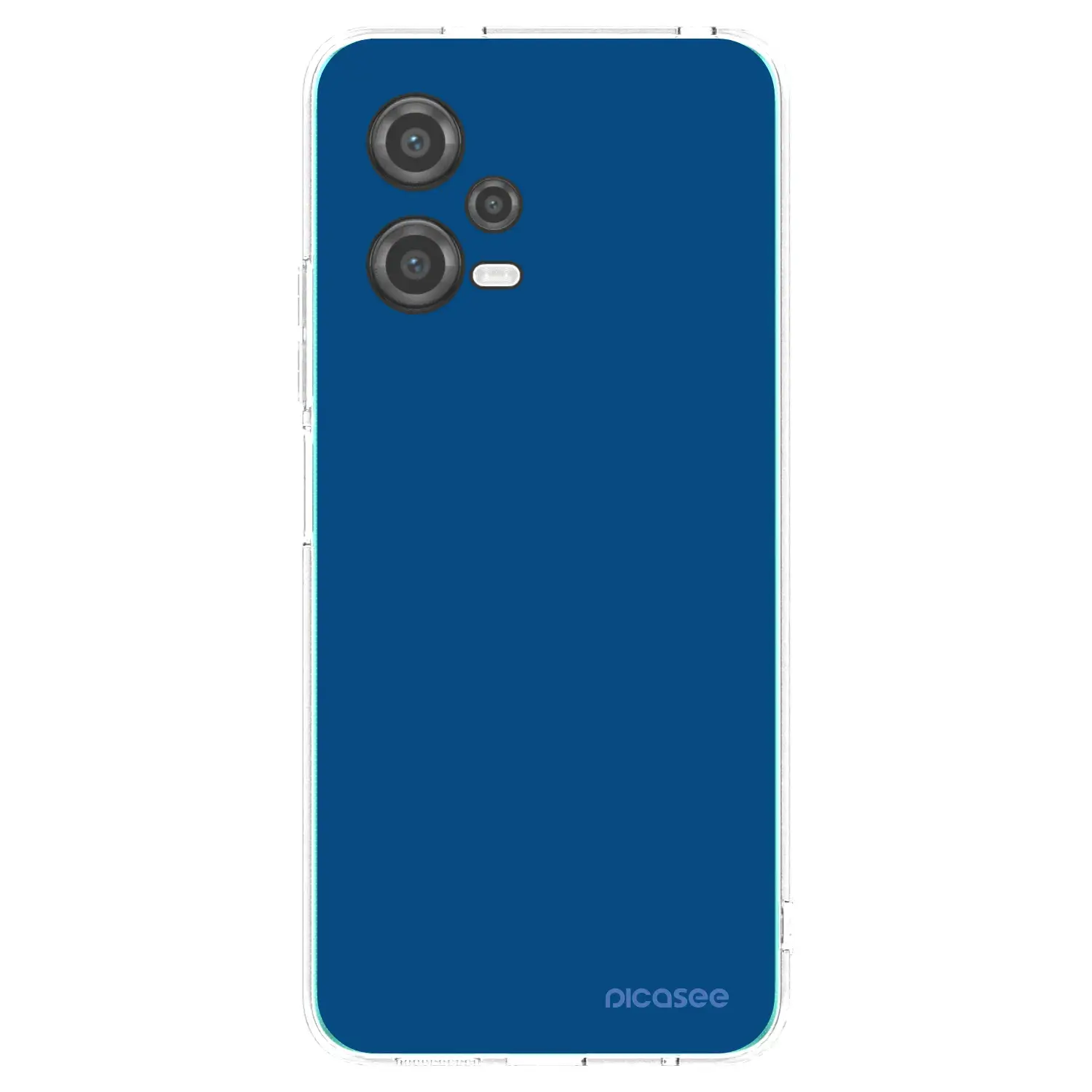 Silikonový průhledný obal pro Xiaomi Poco X5 - Navy Blue