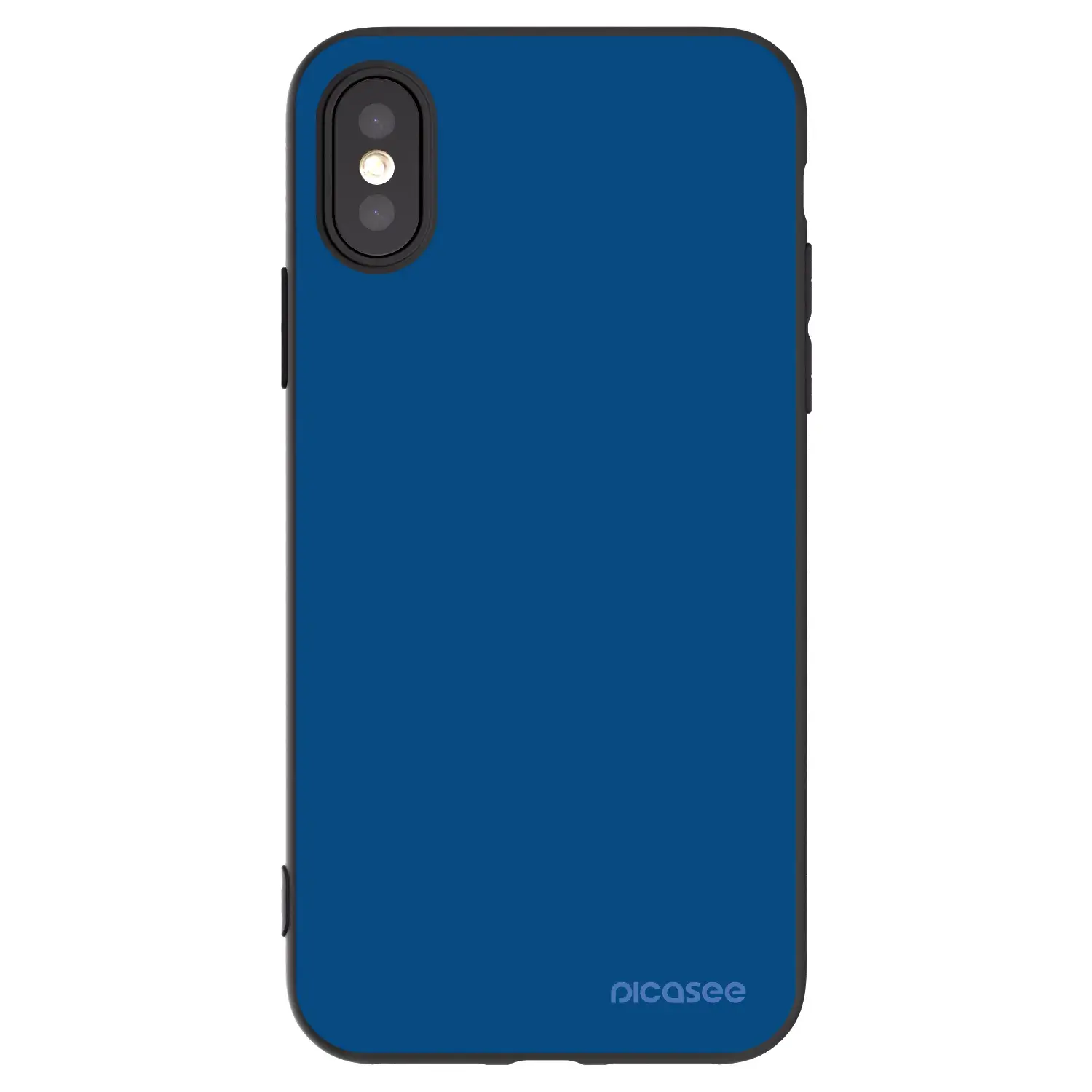 Silikonový černý obal pro Apple iPhone X/XS - Navy Blue
