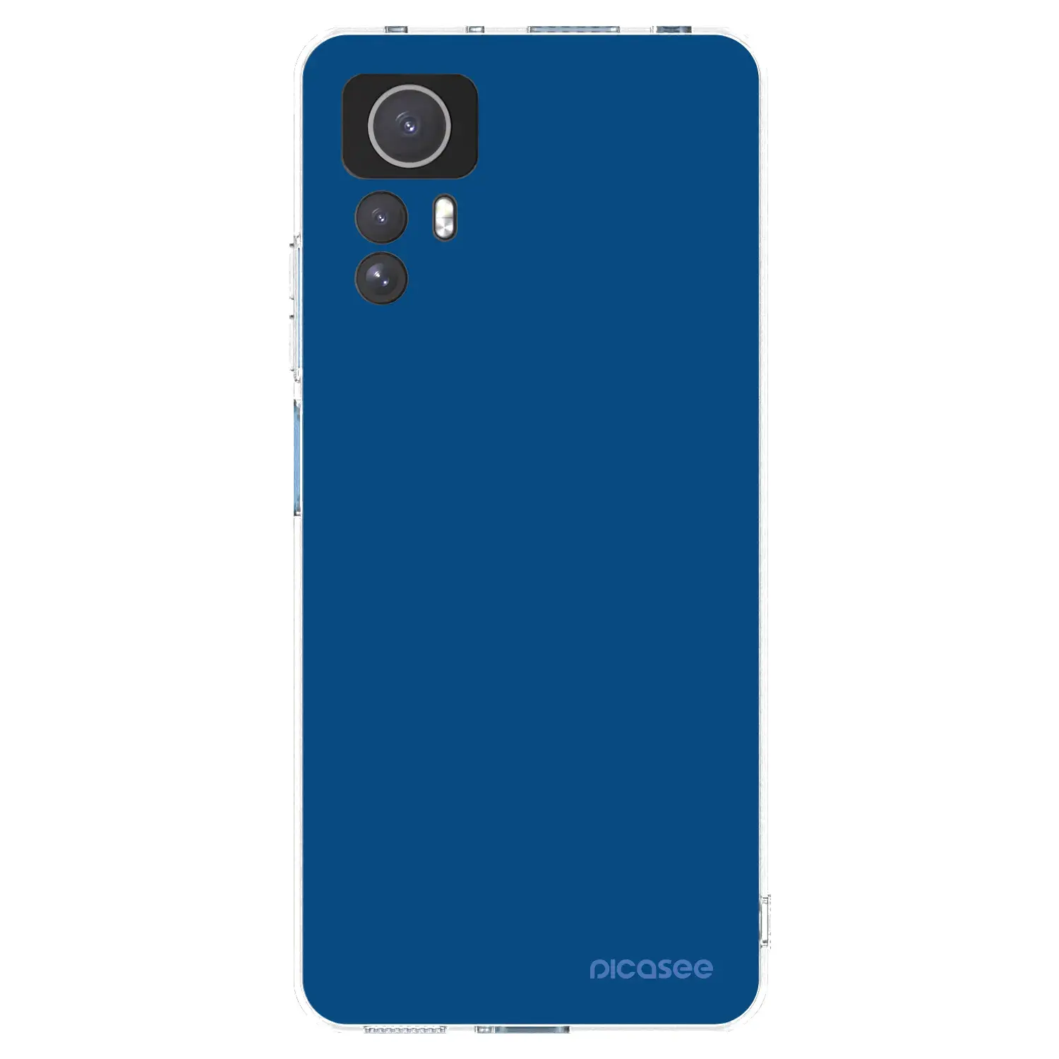Silikonový průhledný obal pro Xiaomi Redmi Note 12S - Navy Blue