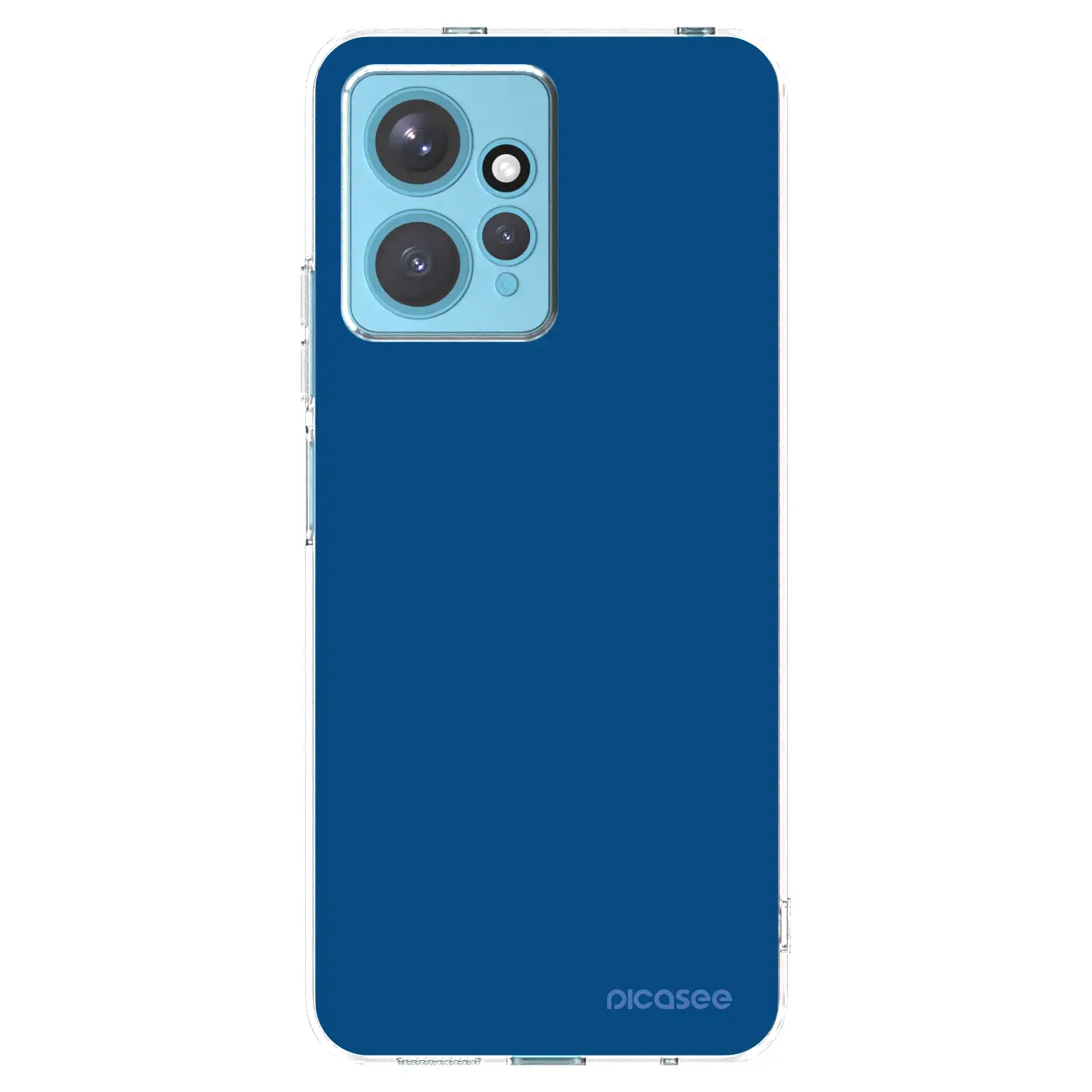 Silikonový průhledný obal pro Xiaomi Redmi Note 12 4G - Navy Blue