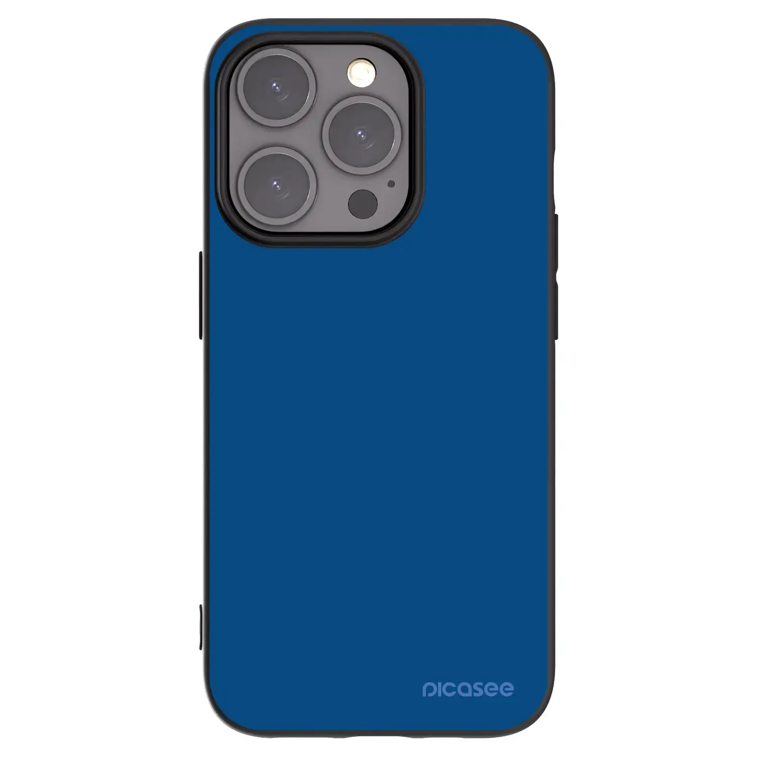 Silikonový černý obal pro Apple iPhone 15 Pro - Navy Blue