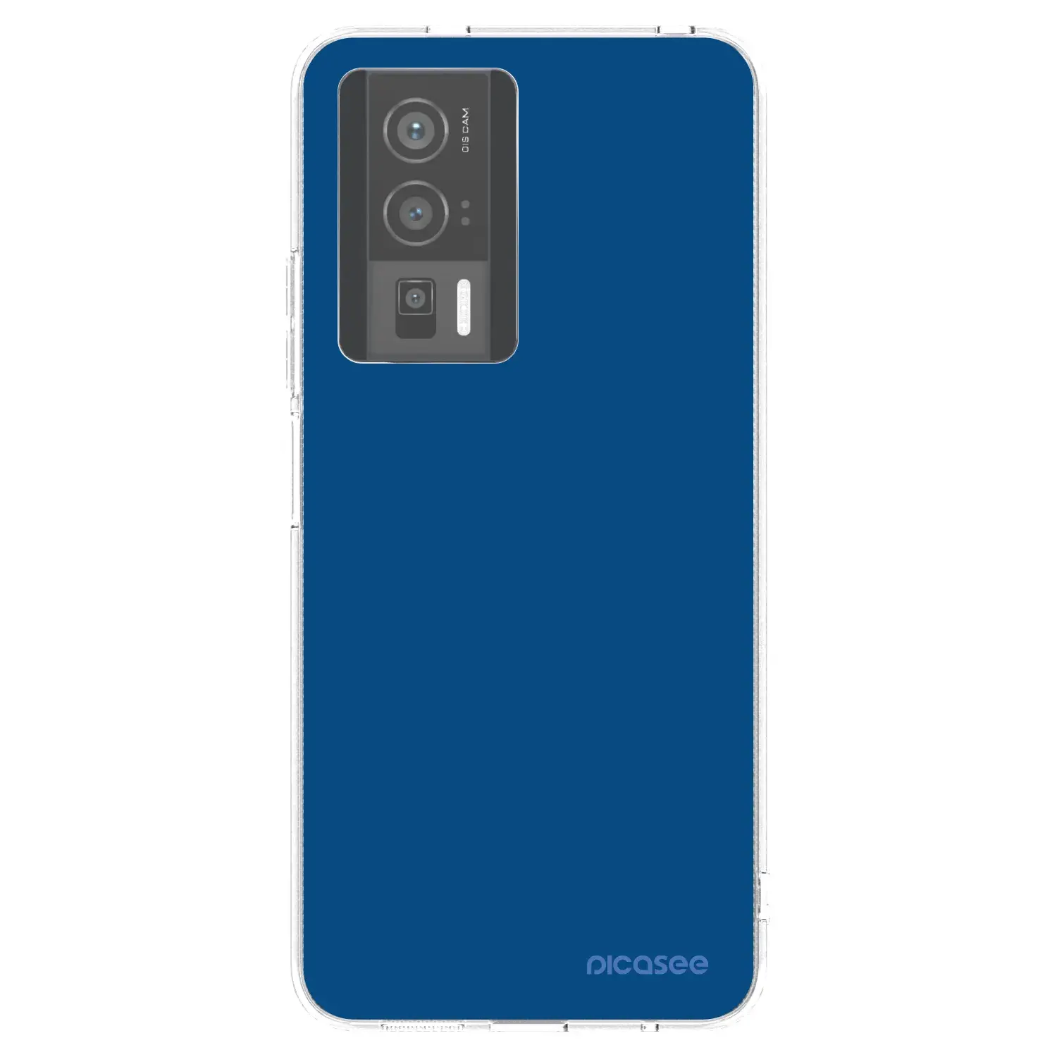 Silikonový průhledný obal pro Xiaomi Poco F5 Pro 5G - Navy Blue