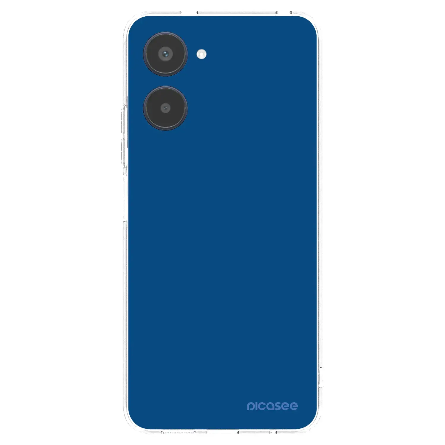 Silikonový průhledný obal pro Realme 10 4G - Navy Blue