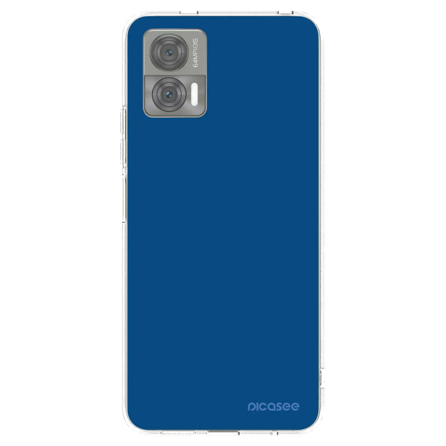 Silikonový průhledný obal pro Motorola Edge 30 Neo - Navy Blue