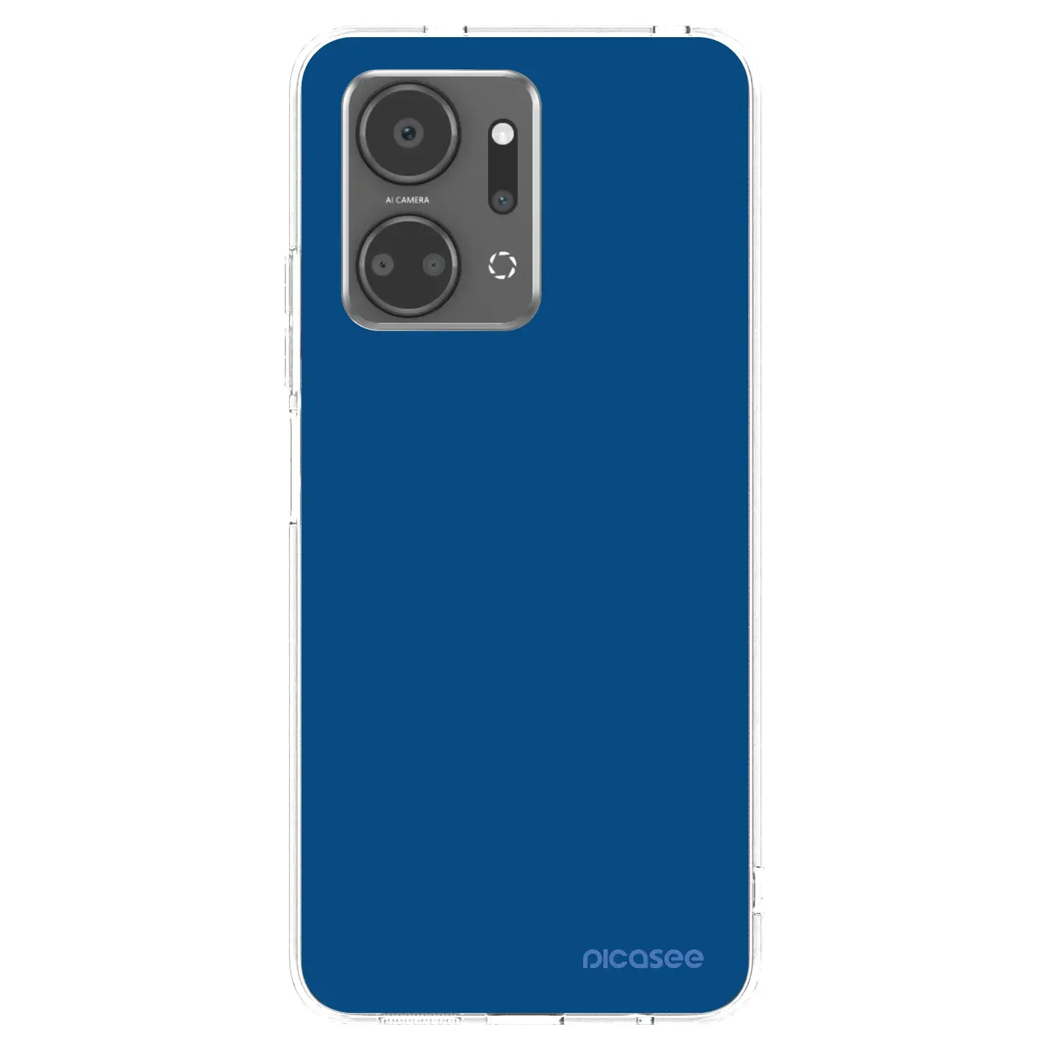 Silikonový průhledný obal pro Honor X7a - Navy Blue