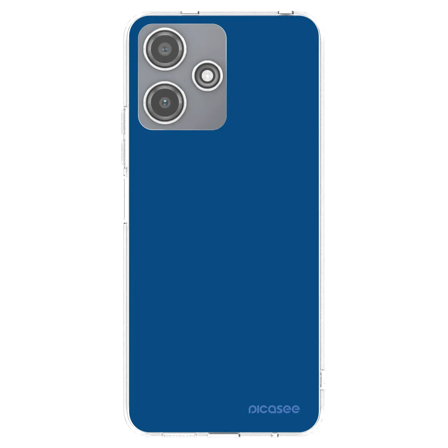 Silikonový průhledný obal pro Xiaomi Redmi 12 5G - Navy Blue