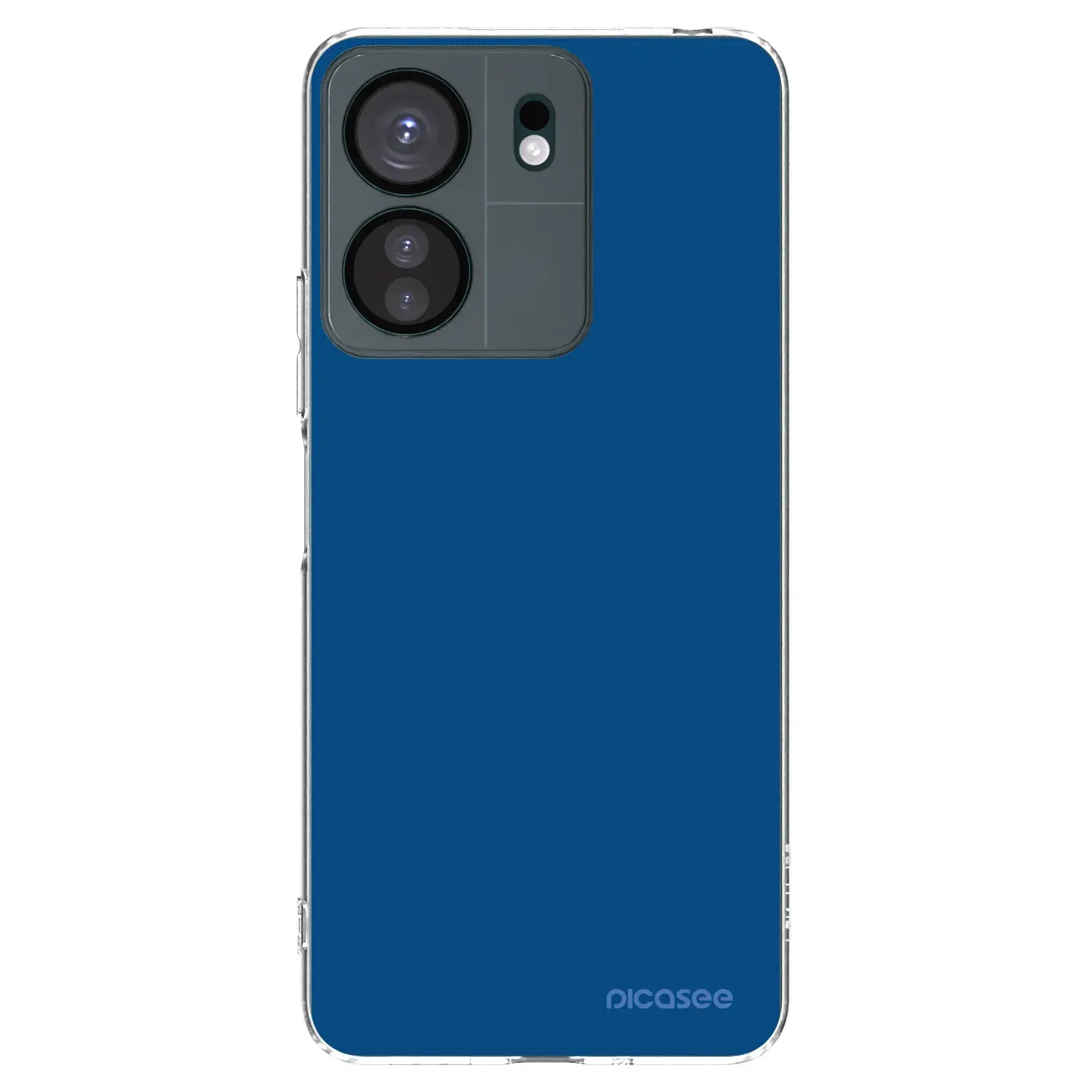 Silikonový průhledný obal pro Xiaomi Redmi 13C 4G - Navy Blue