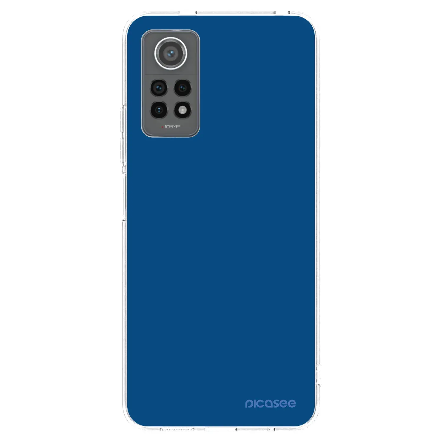 Silikonový průhledný obal pro Xiaomi Redmi Note 12 Pro 4G - Navy Blue