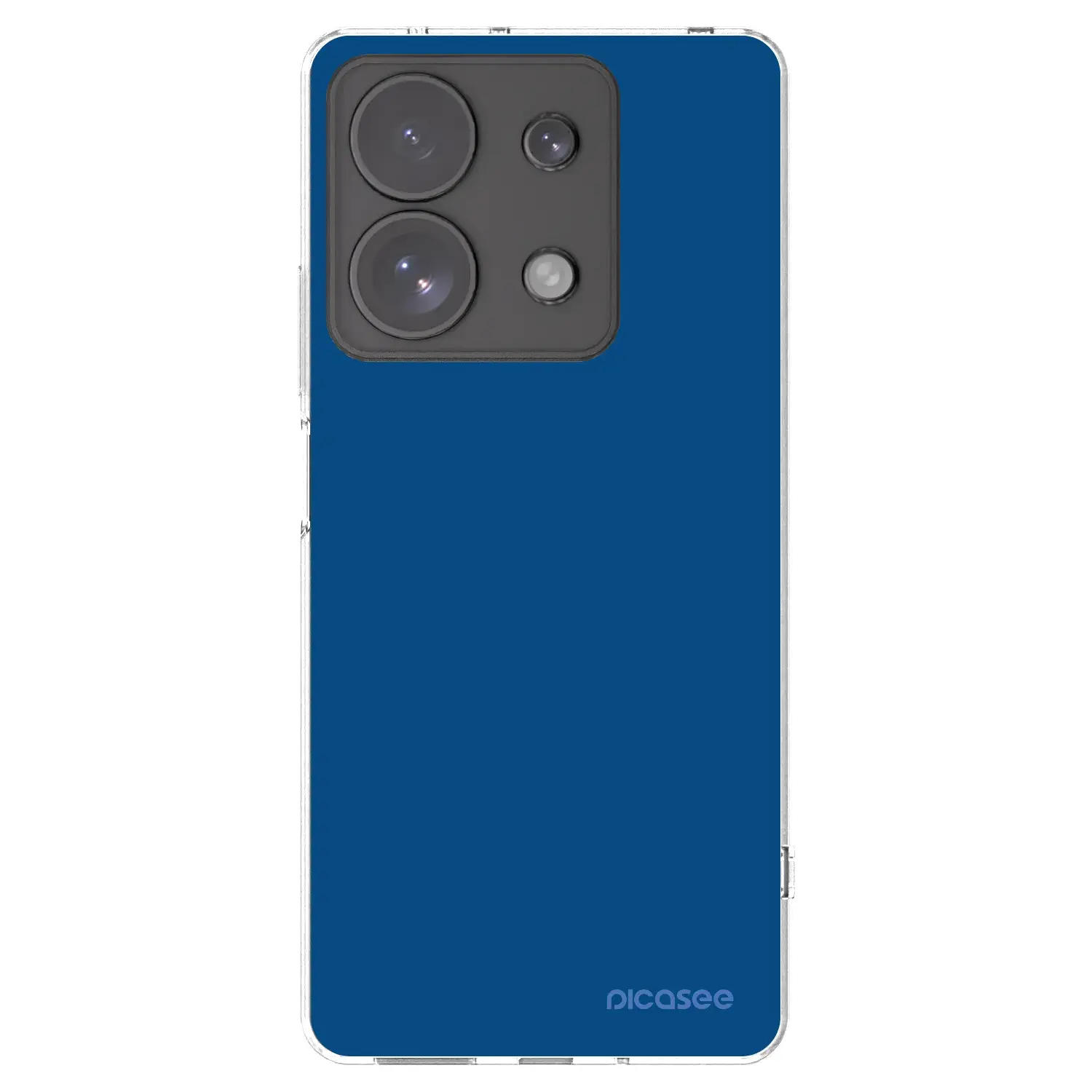 Silikonový průhledný obal pro Xiaomi Redmi Note 13 Pro 4G - Navy Blue