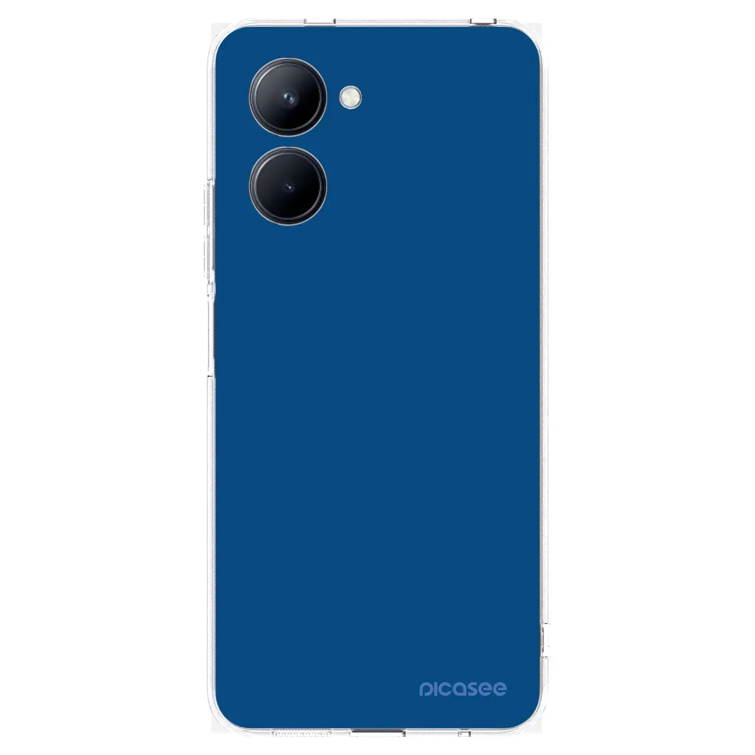 Silikonový průhledný obal pro Realme C33 (2023) - Navy Blue