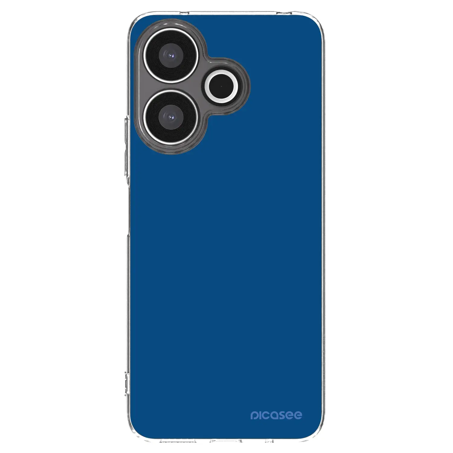 Silikonový průhledný obal pro Xiaomi Redmi 13 4G - Navy Blue