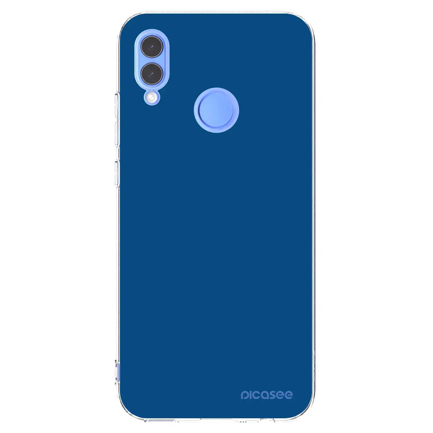 Silikonový průhledný obal pro Honor 10 Lite - Navy Blue