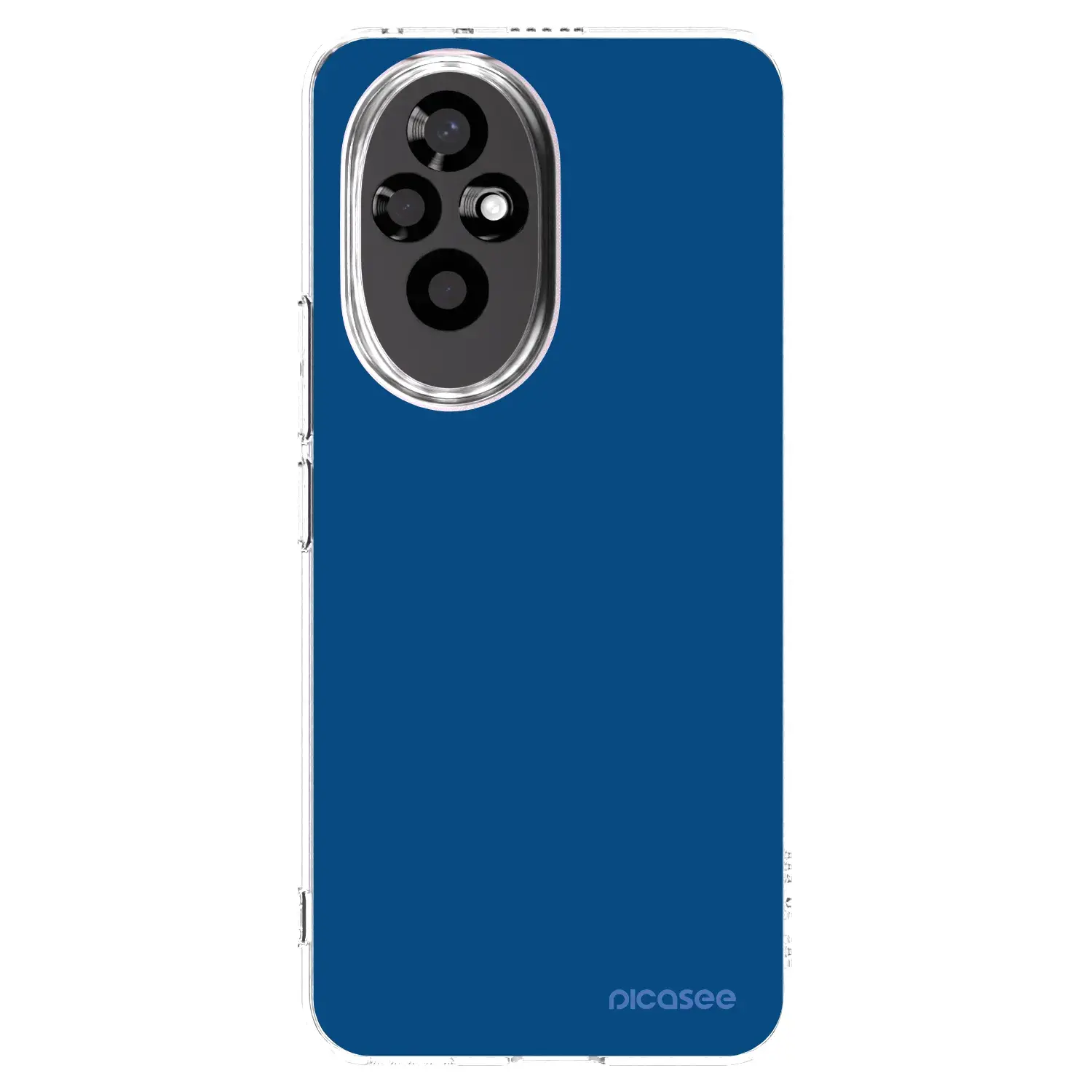 Silikonový průhledný obal pro Honor 200 Pro 5G - Navy Blue