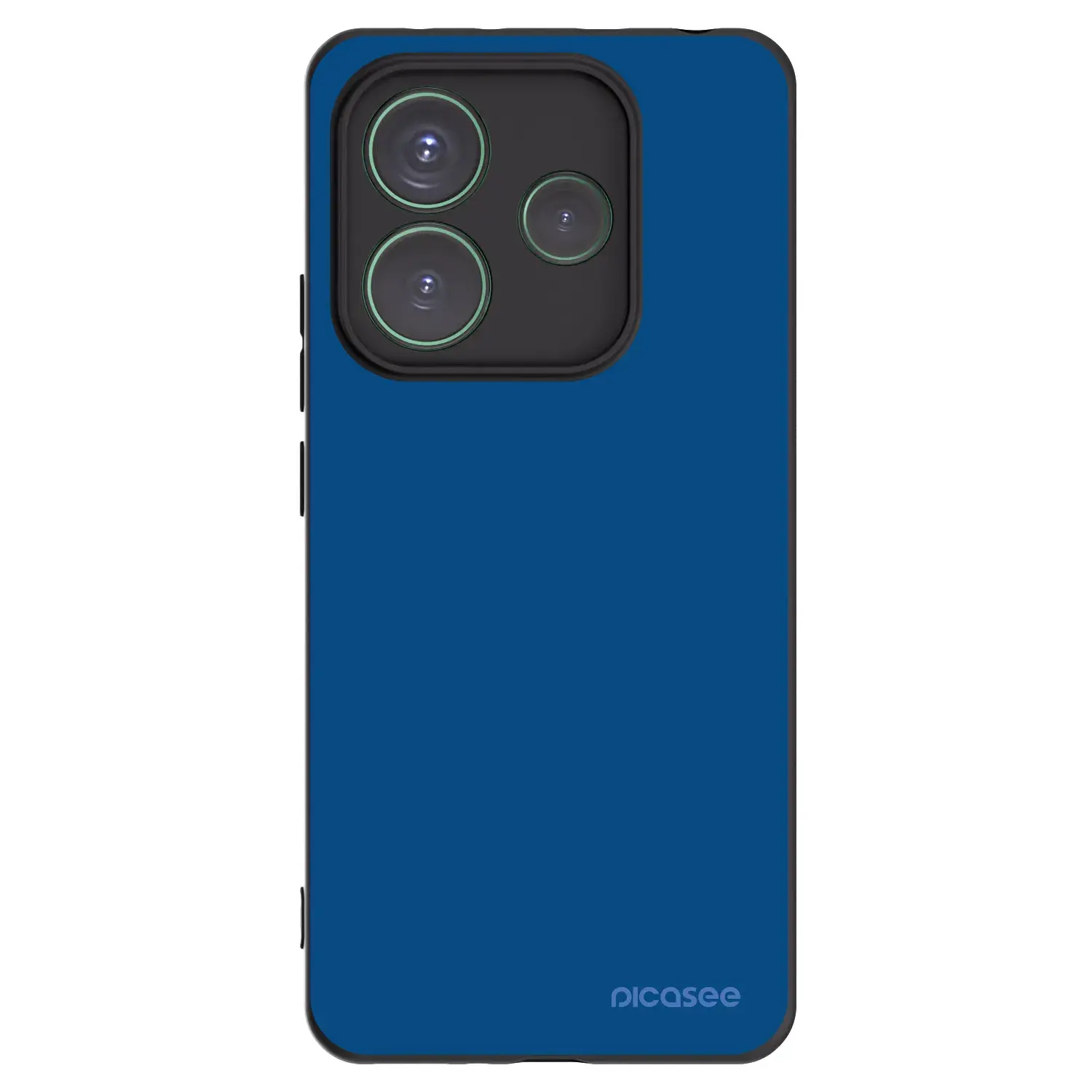 Silikonový černý obal pro Xiaomi Redmi Note 14 5G - Navy Blue